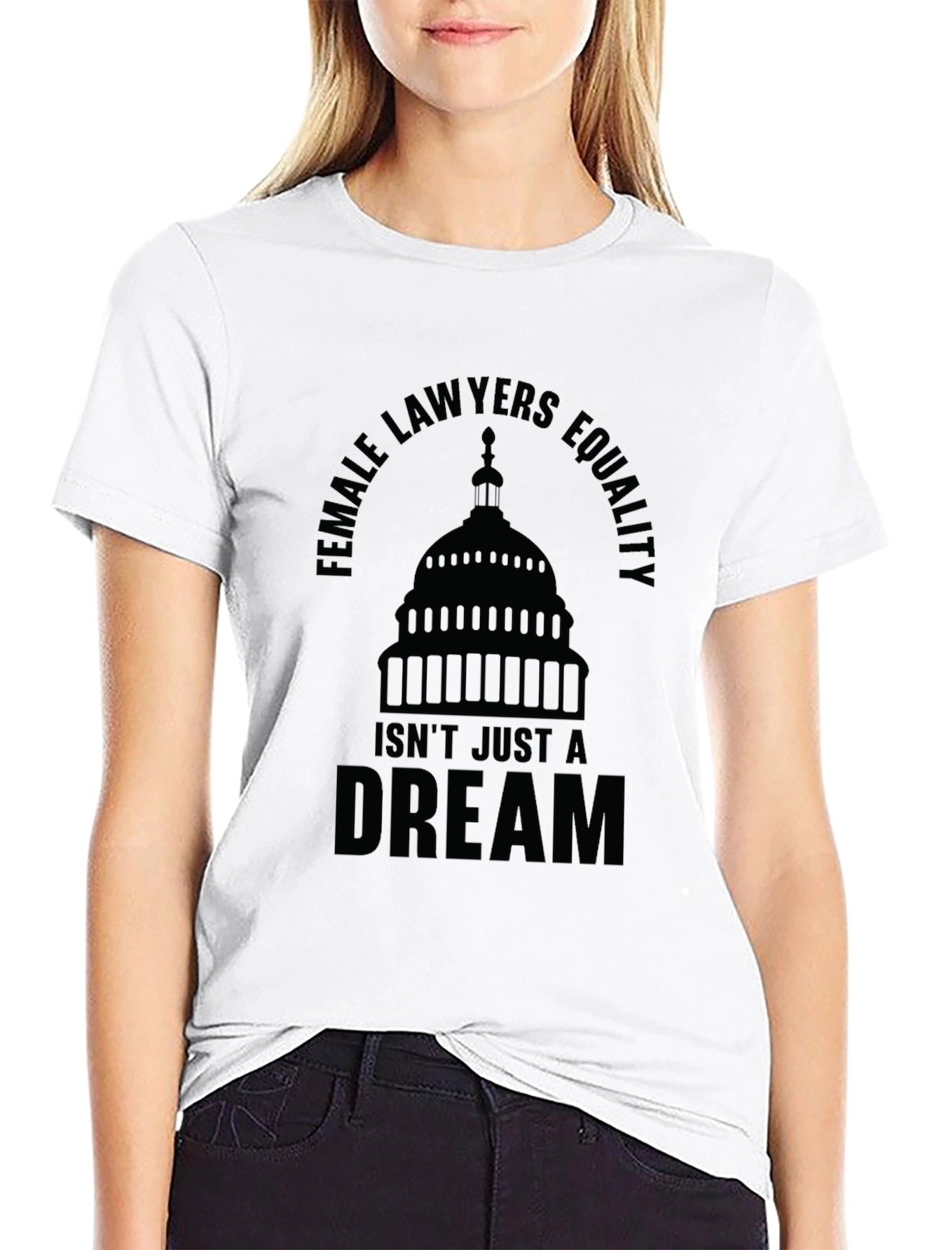 Black Female Lawyers Equality Dream T-Shirt view 9