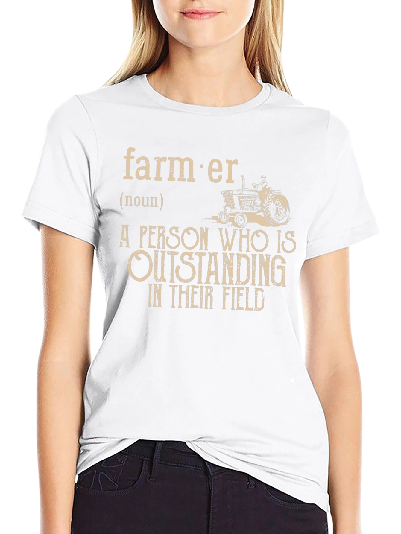 Farmer Definition Graphic Tee - Outstanding in Their Field - 9