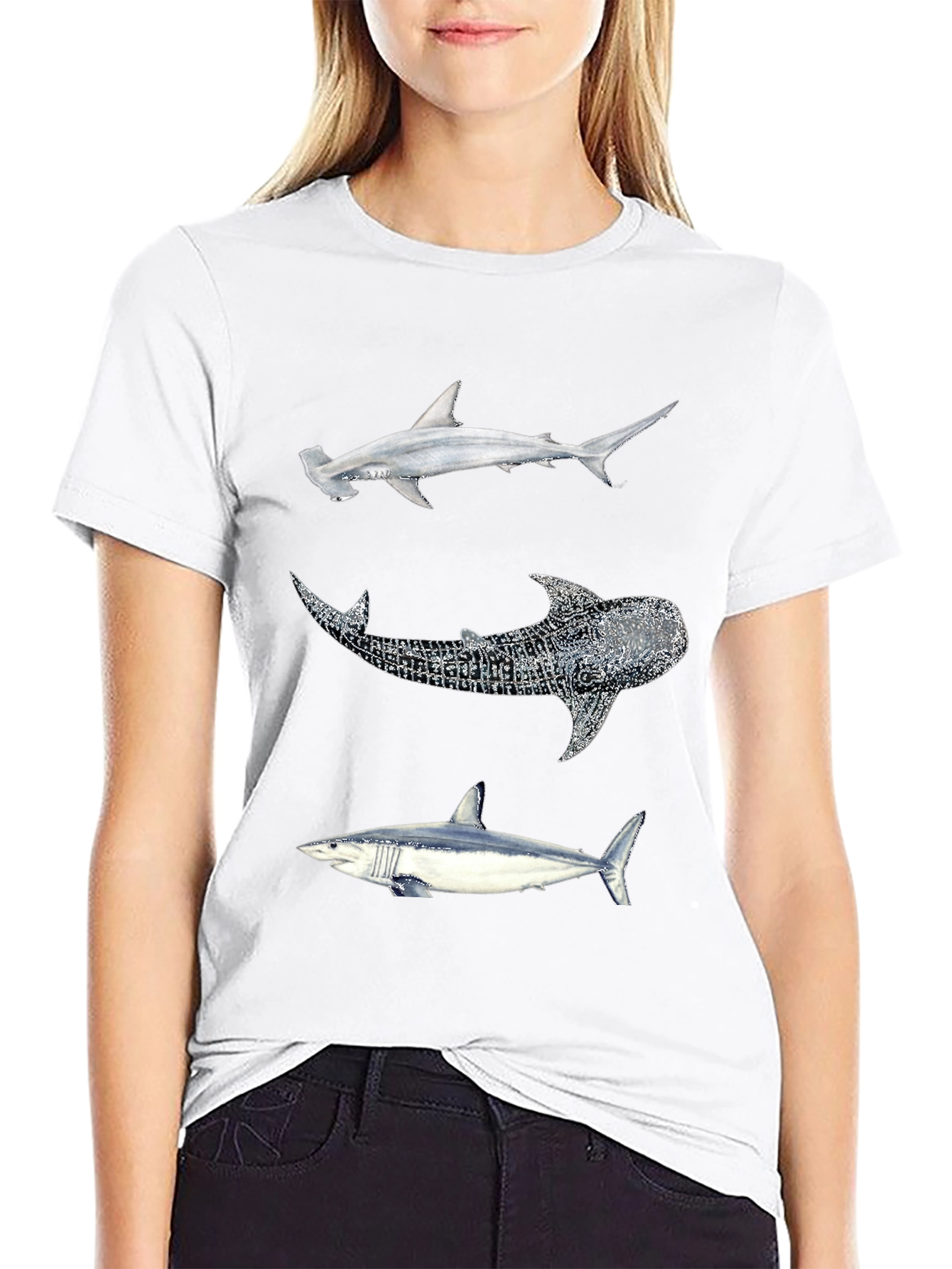 Black Shark Trio Black T-Shirt view 9