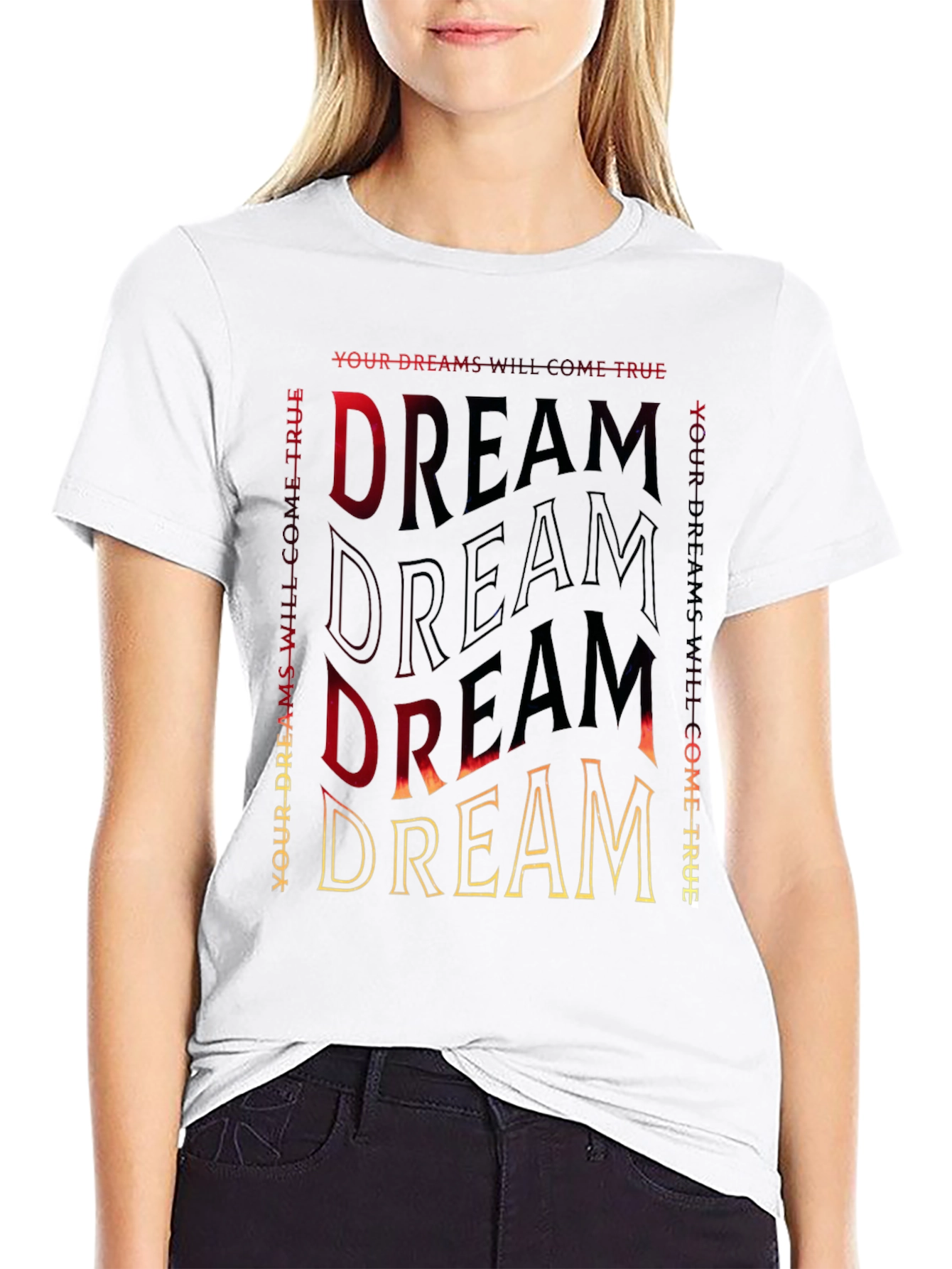 Black Dream Graphic T-Shirt - Black view 9