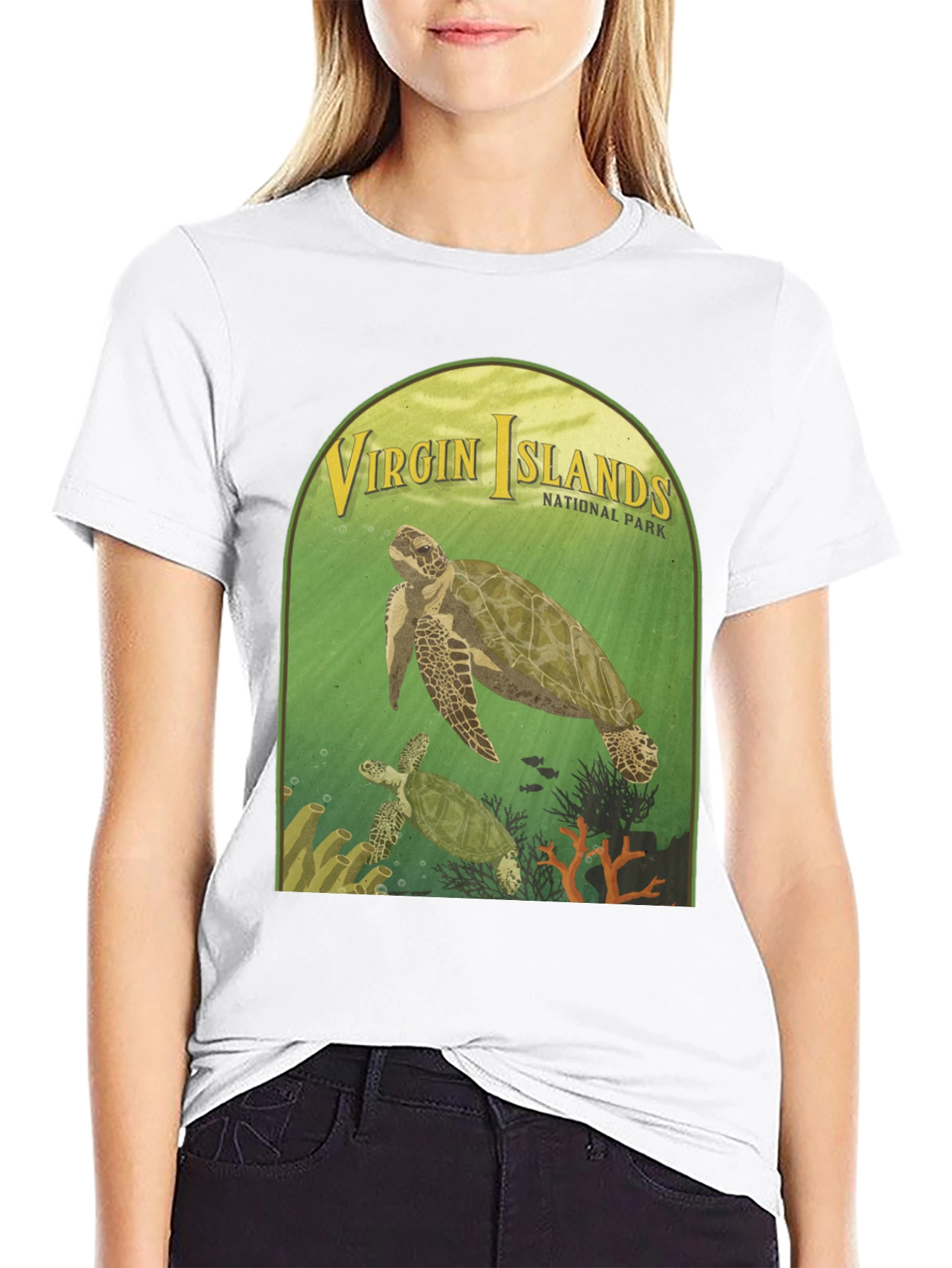Virgin Islands National Park Turtle T-Shirt - 9