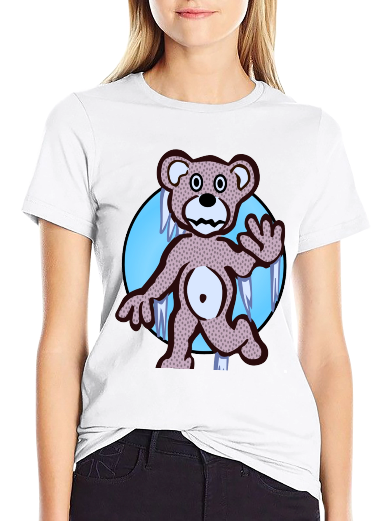 Black Dancing Bear Graphic Tee - Grateful Dead Inspired view 9