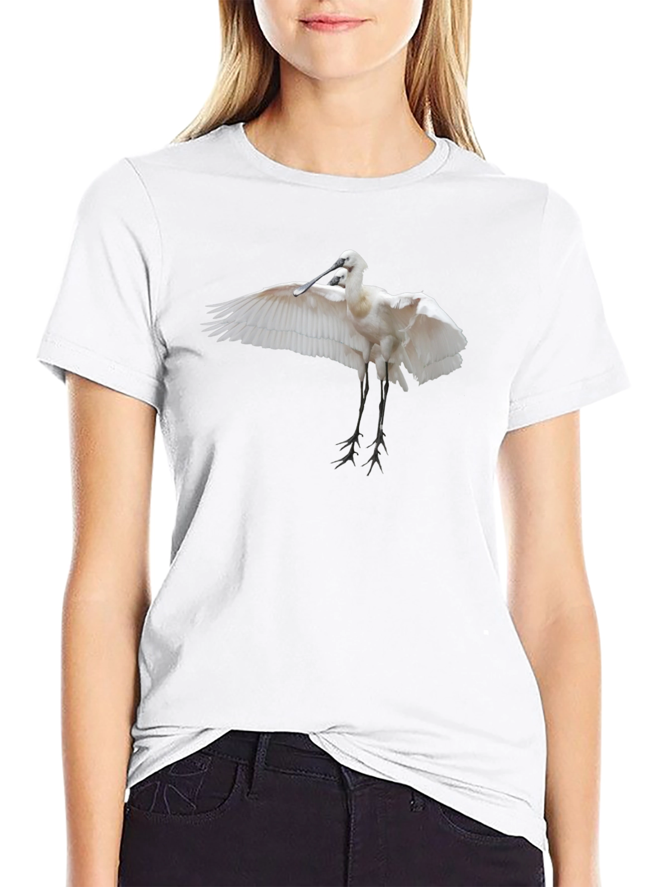 Black Bird Graphic Black Tee view 9