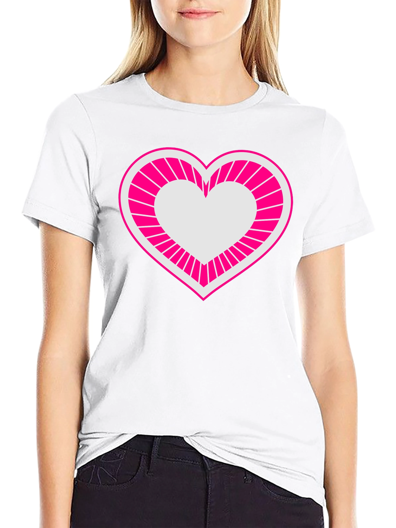 Black Heart Graphic Tee - Bold & Stylish Men's T-Shirt view 9