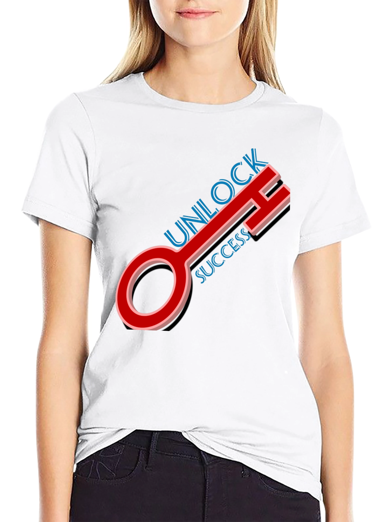 Black Unlock Success Graphic Tee - Black view 9