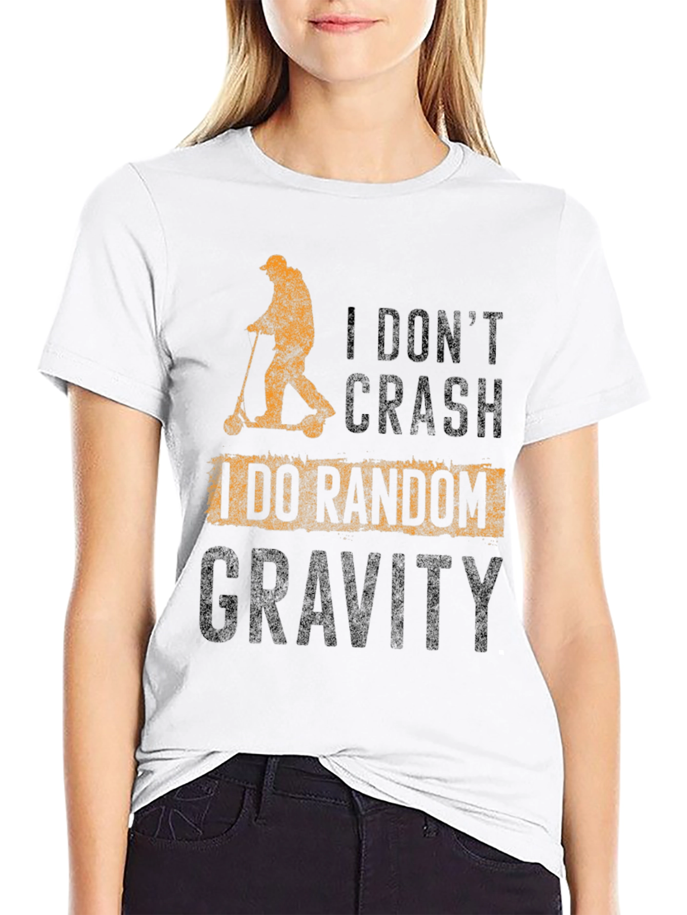 Black Random Gravity T-Shirt view 9