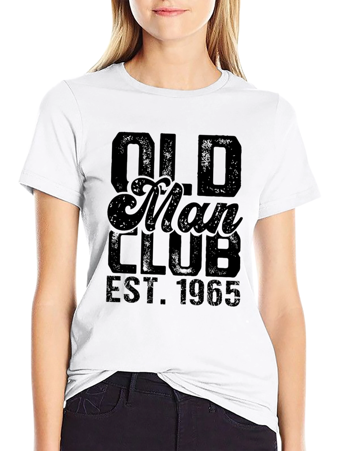 Black Old Man Club Est. 1965 Graphic Tee view 9