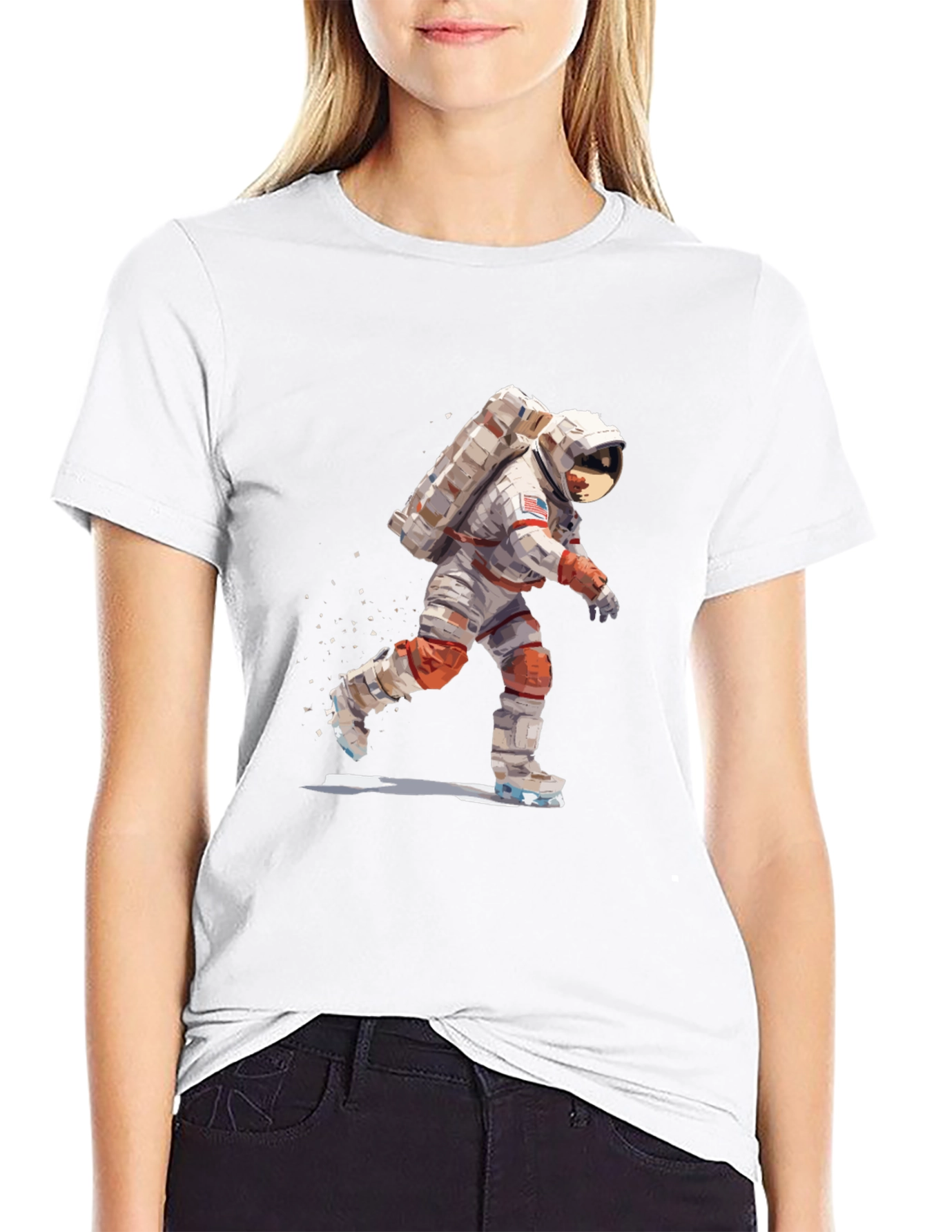 Black Astronaut Graphic Tee - Explore in Style view 9