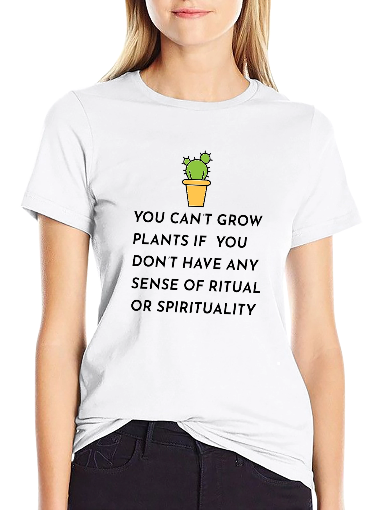 Black Ritual & Spirituality Plant Grow T-Shirt view 9