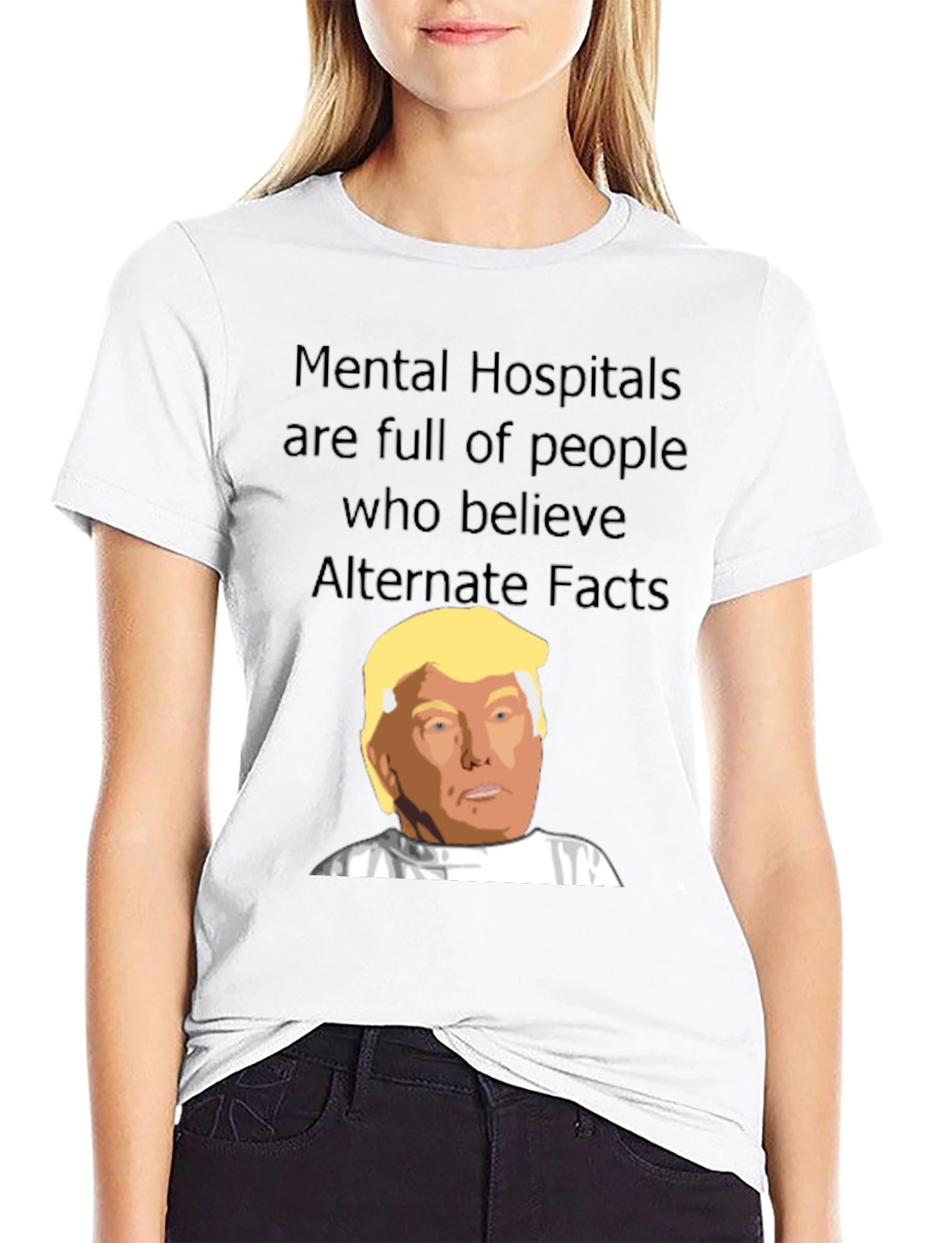 Black Mental Hospitals Trump T-Shirt view 9