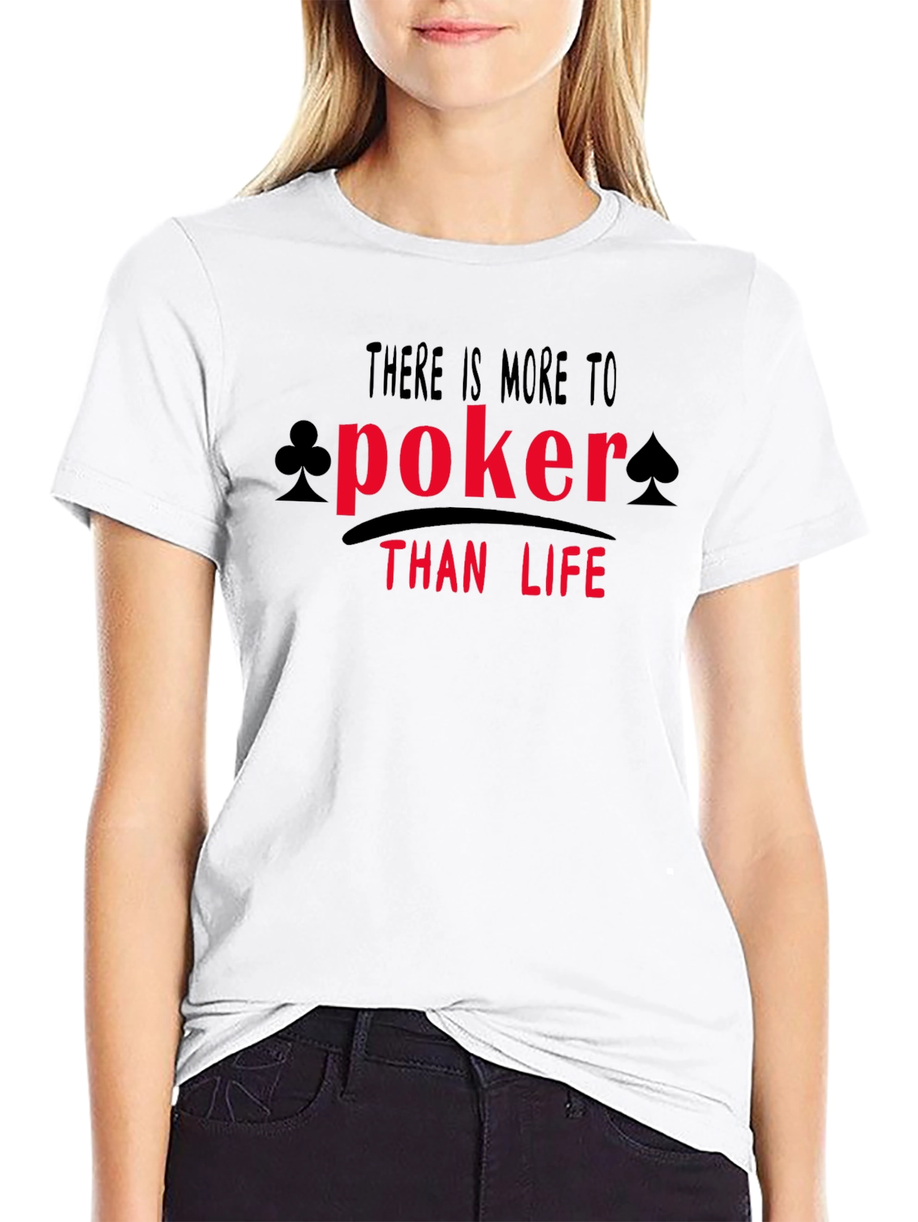 Poker Than Life Graphic Tee - Black - 9