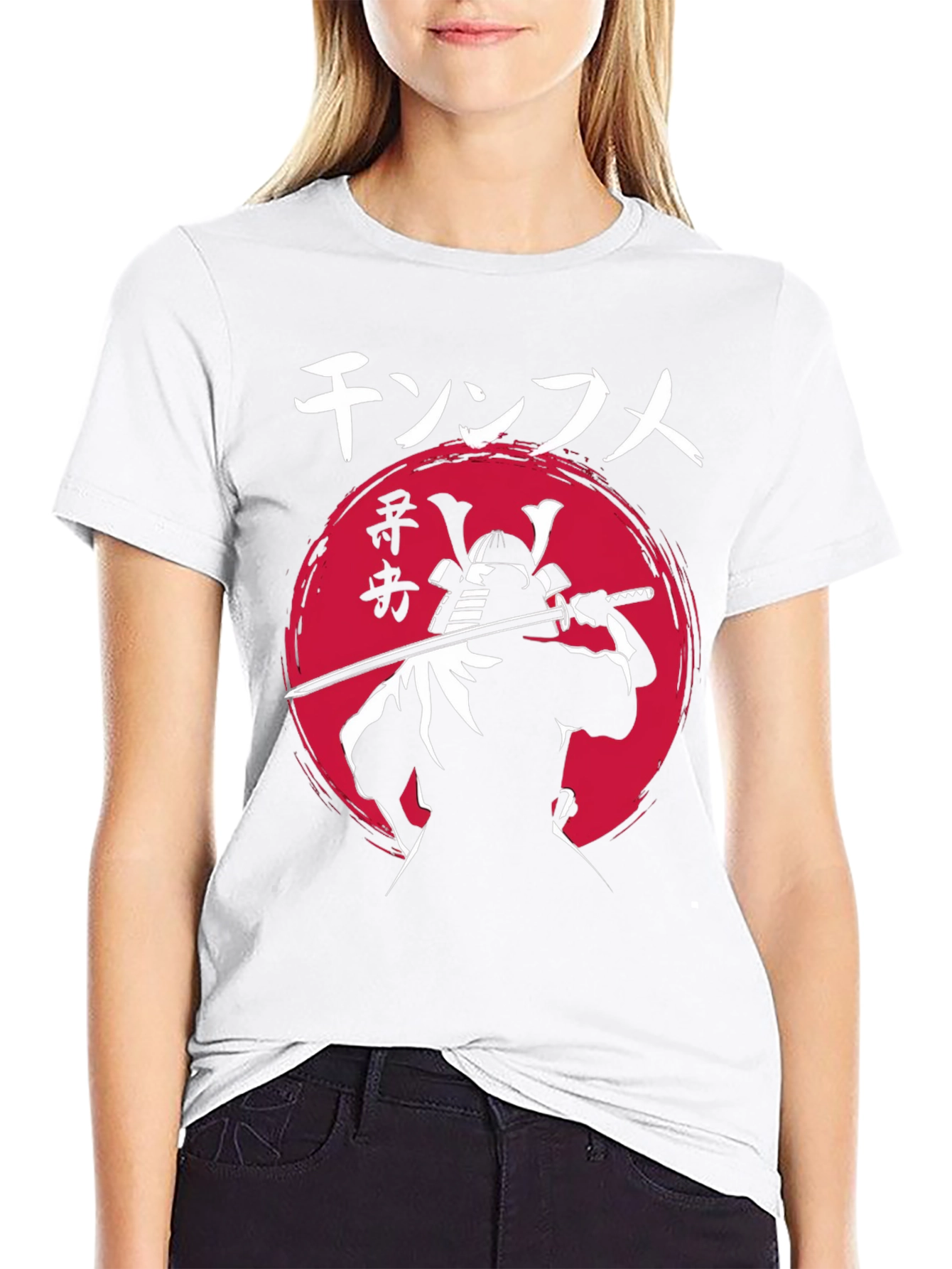 Black Samurai Katana Graphic T-Shirt - Japanese Warrior Tee view 9