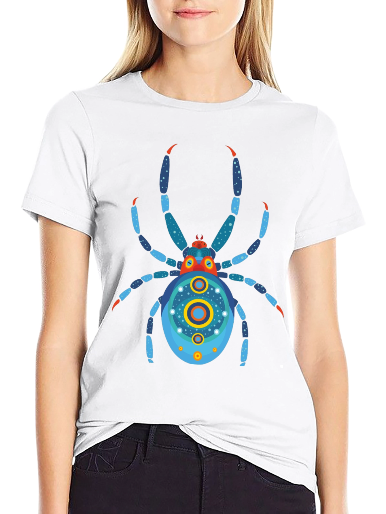 Black Spider Graphic T-Shirt view 9