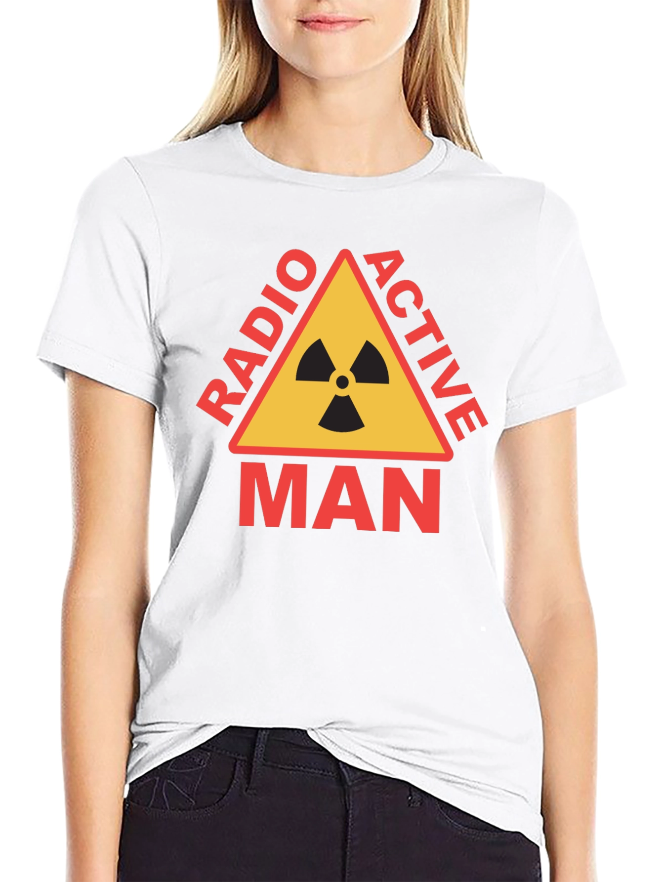Black Radioactive Man T-Shirt - Nuclear Symbol Tee view 9