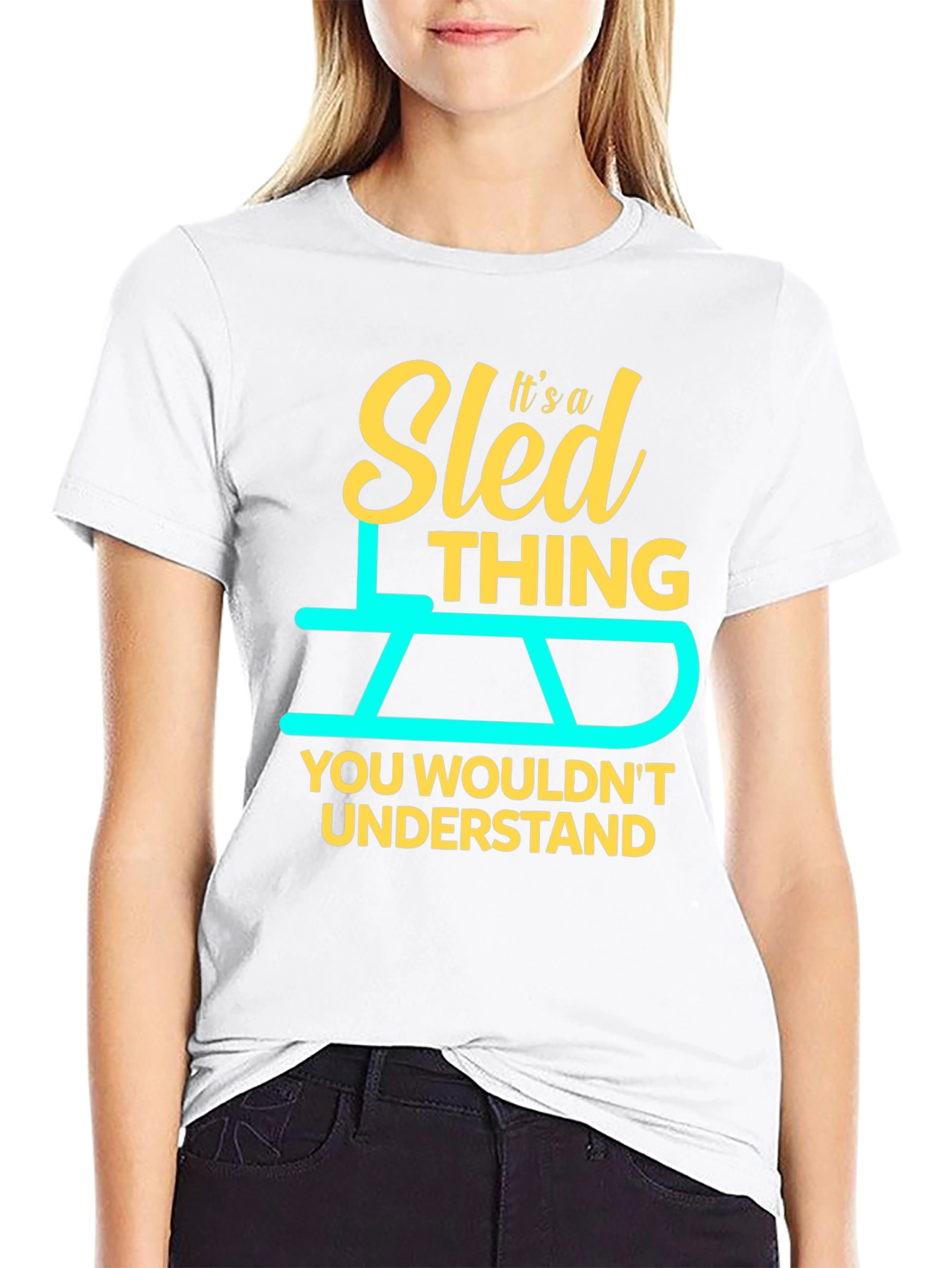 Black Sled Thing T-Shirt - You Wouldn't Understand! view 9