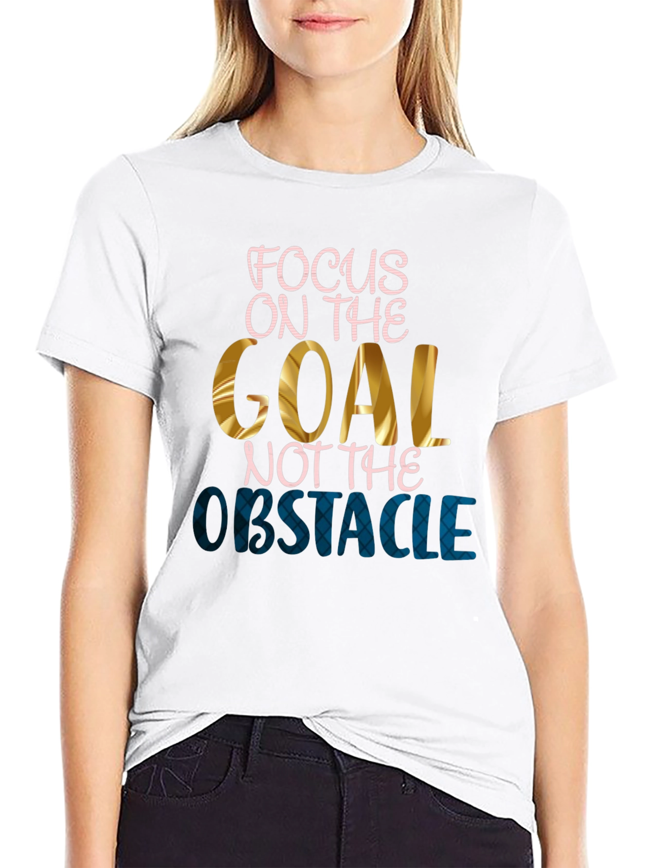 Black Focus on the Goal T-Shirt view 9