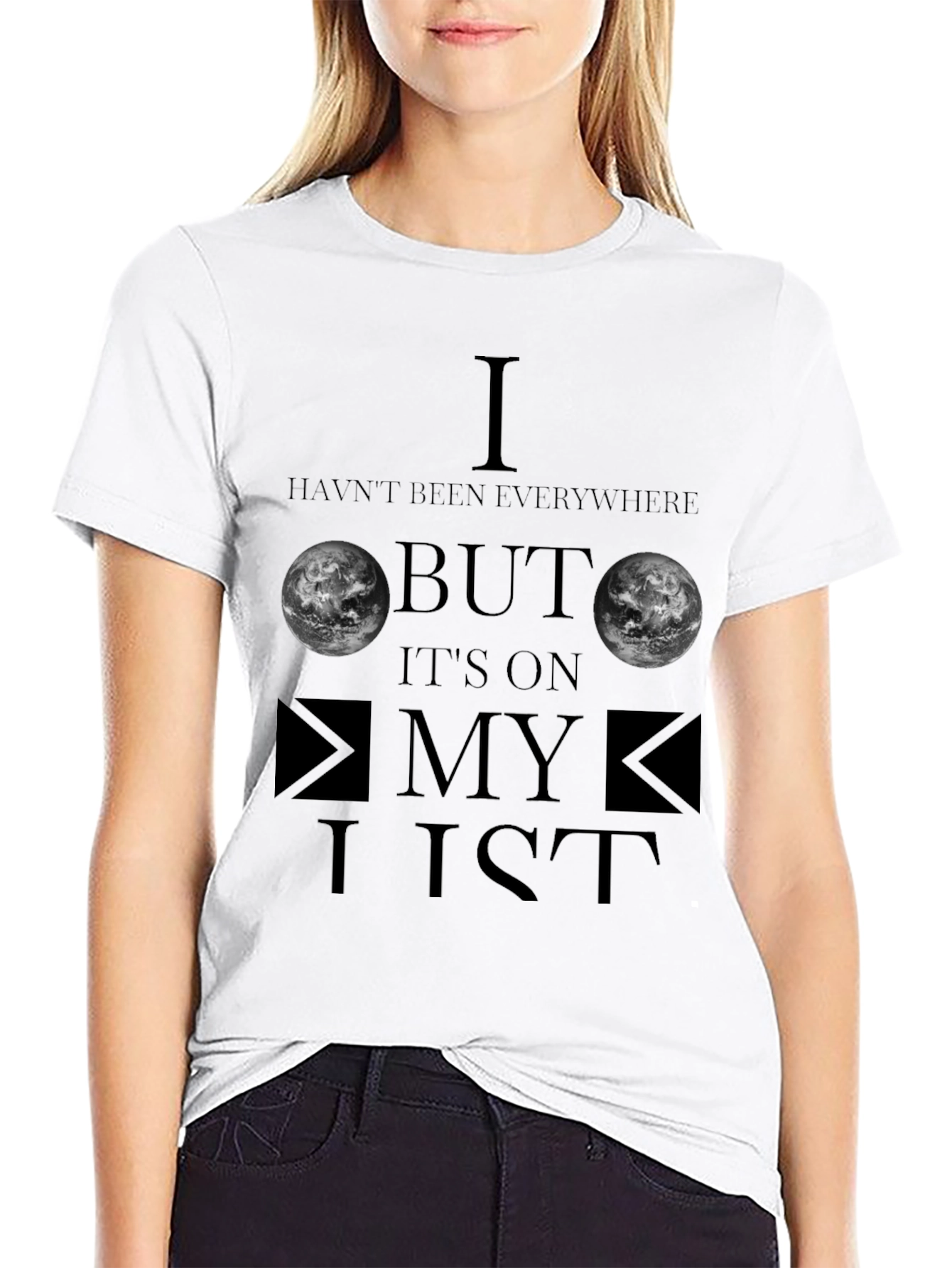 Black Travel T-Shirt - I Haven't Been Everywhere - Adventure Tee view 9
