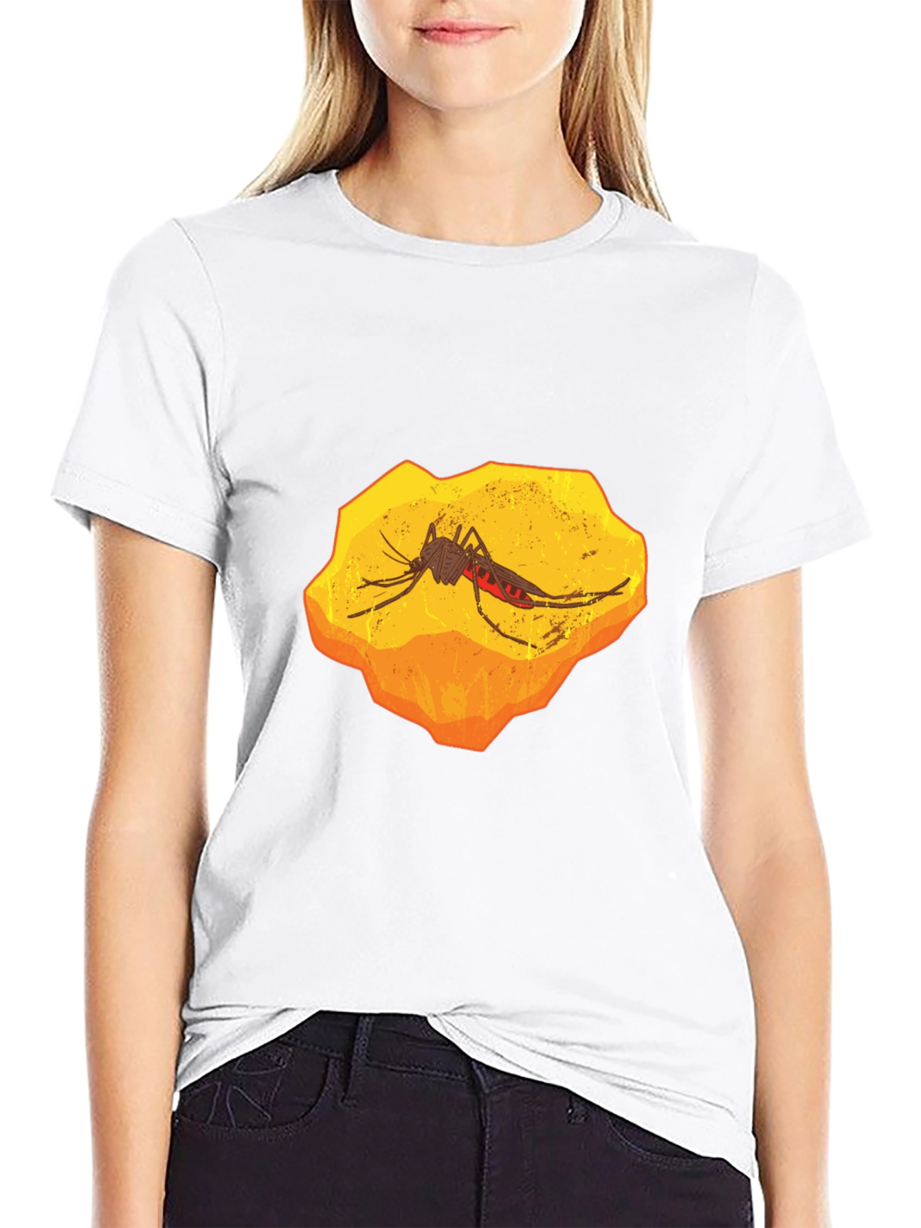 Amber Fossil Mosquito Graphic T-Shirt - 9