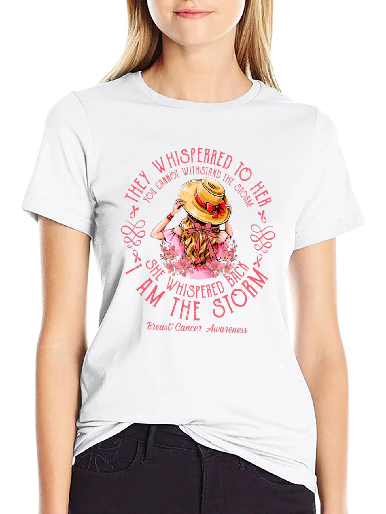 Breast Cancer Awareness I Am The Storm T-Shirt - 9