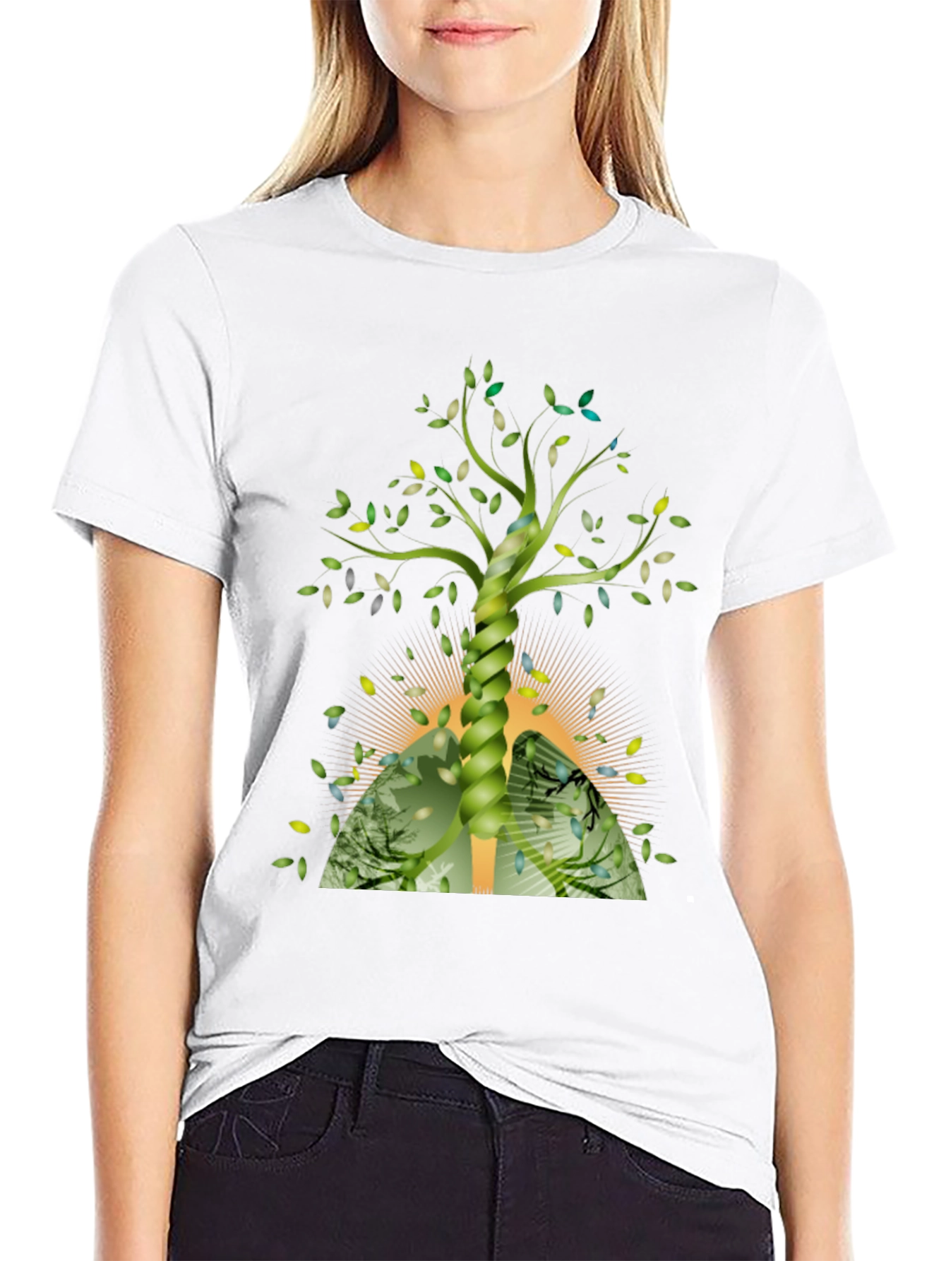 Tree of Life Lungs Graphic Tee - 9