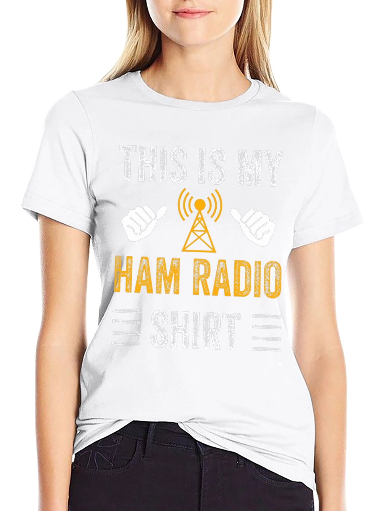 Black Ham Radio Shirt - Funny Amateur Radio Operator Tee view 9