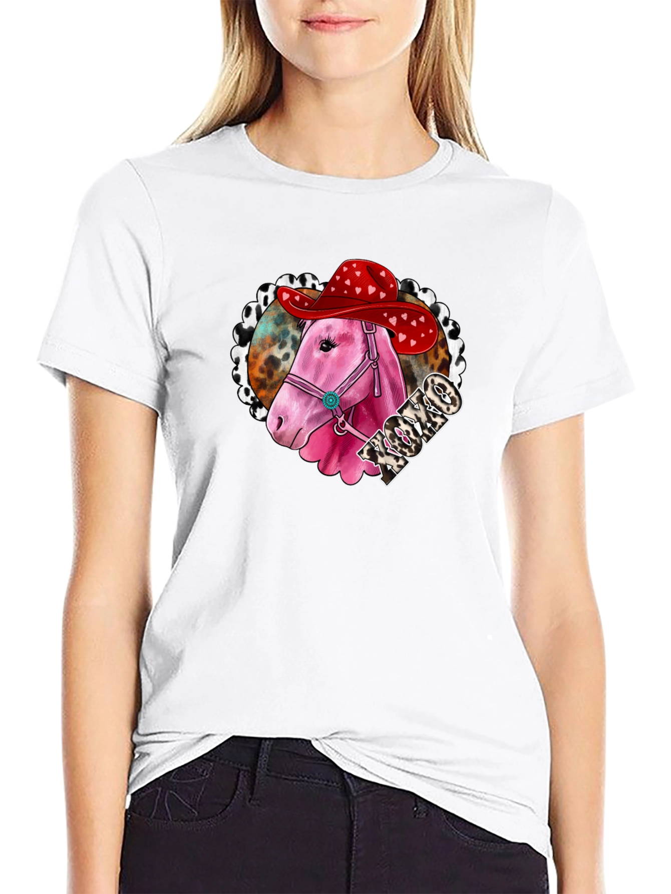 Black Horse XOXO T-Shirt view 9