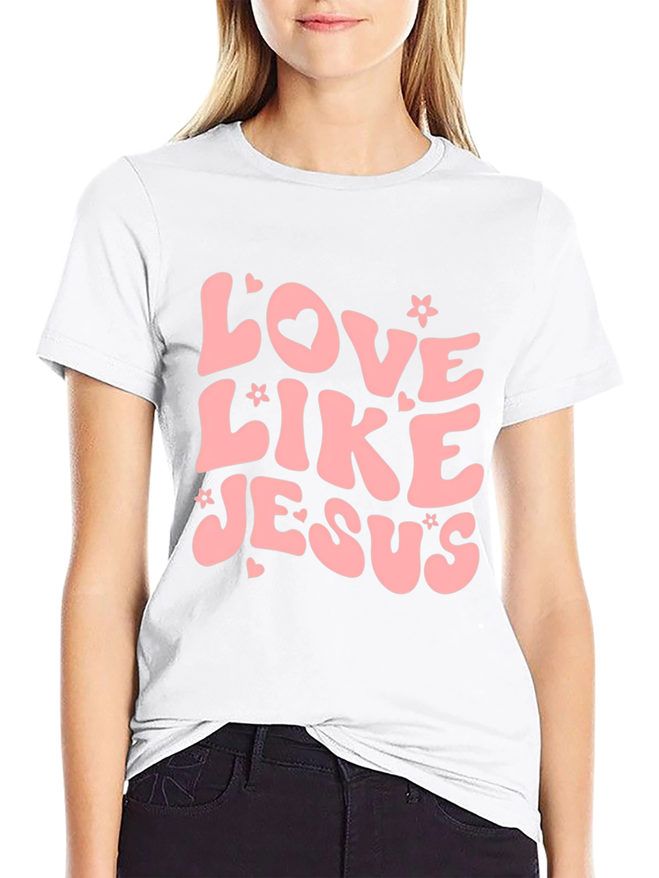 Love Like Jesus T-Shirt - Retro Christian Tee - 9