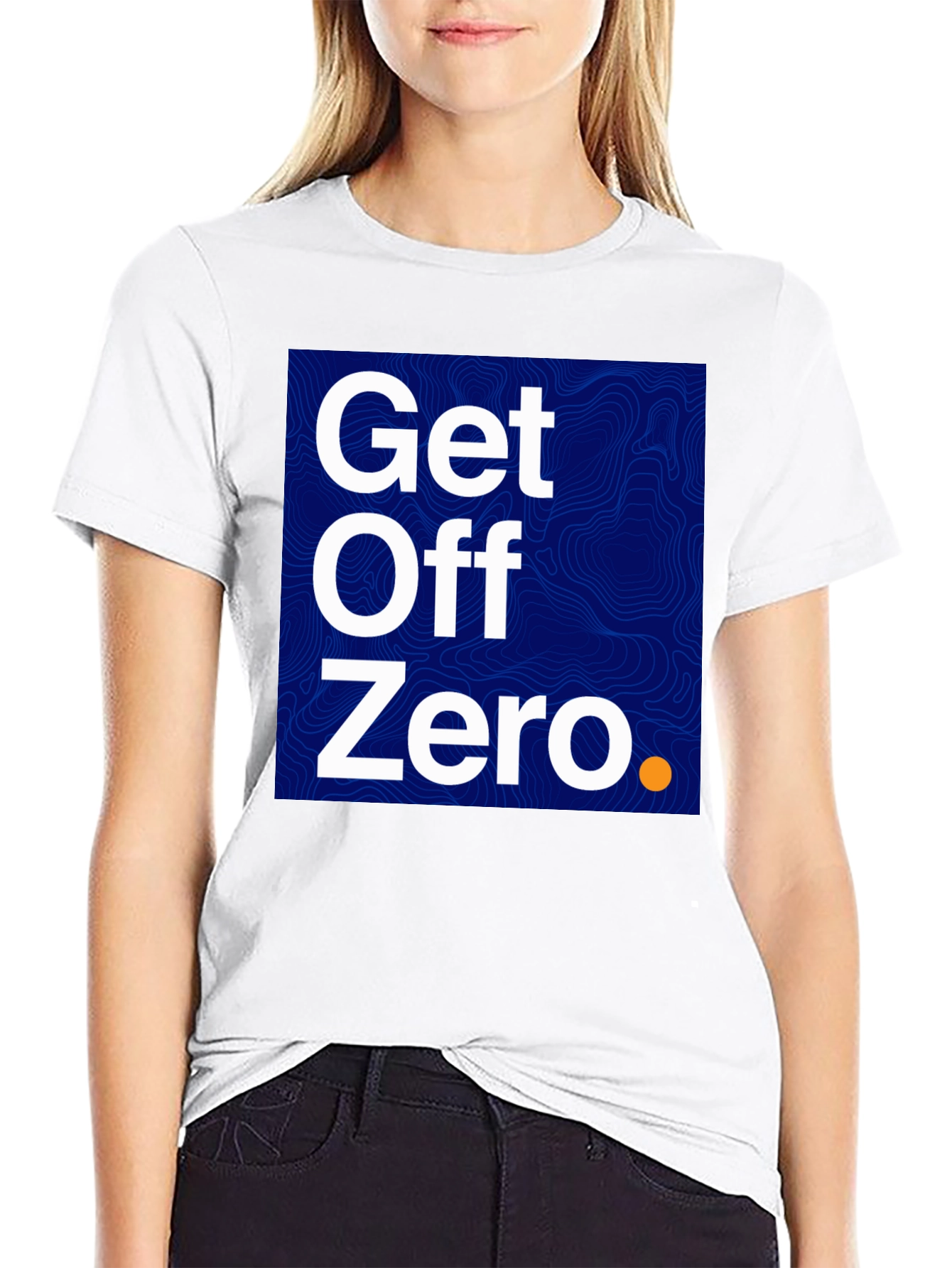 Black Get Off Zero Graphic Tee - Bold Statement Shirt view 9