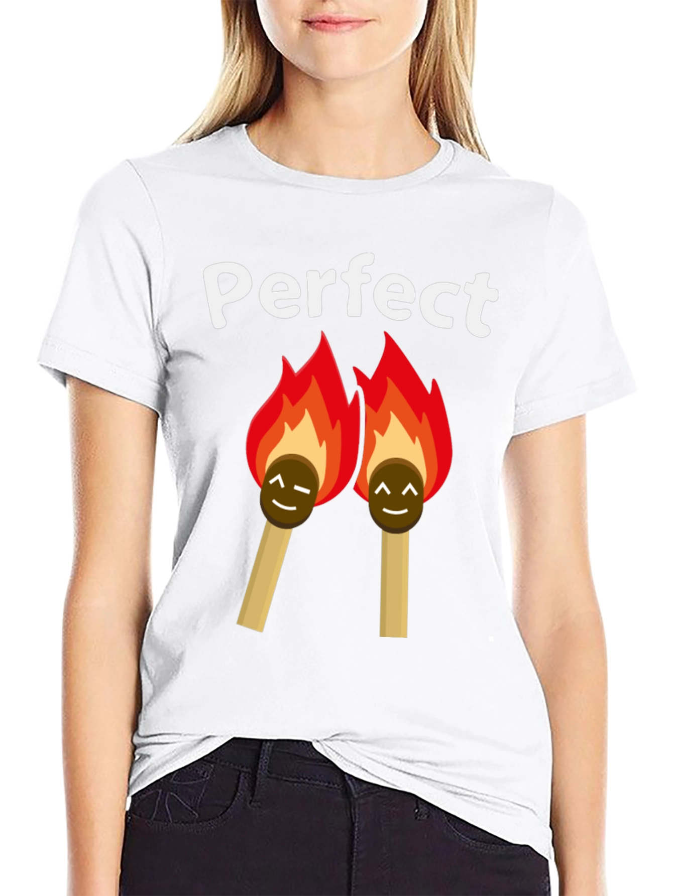Black Perfect Match T-Shirt - Lit Love Humor view 9