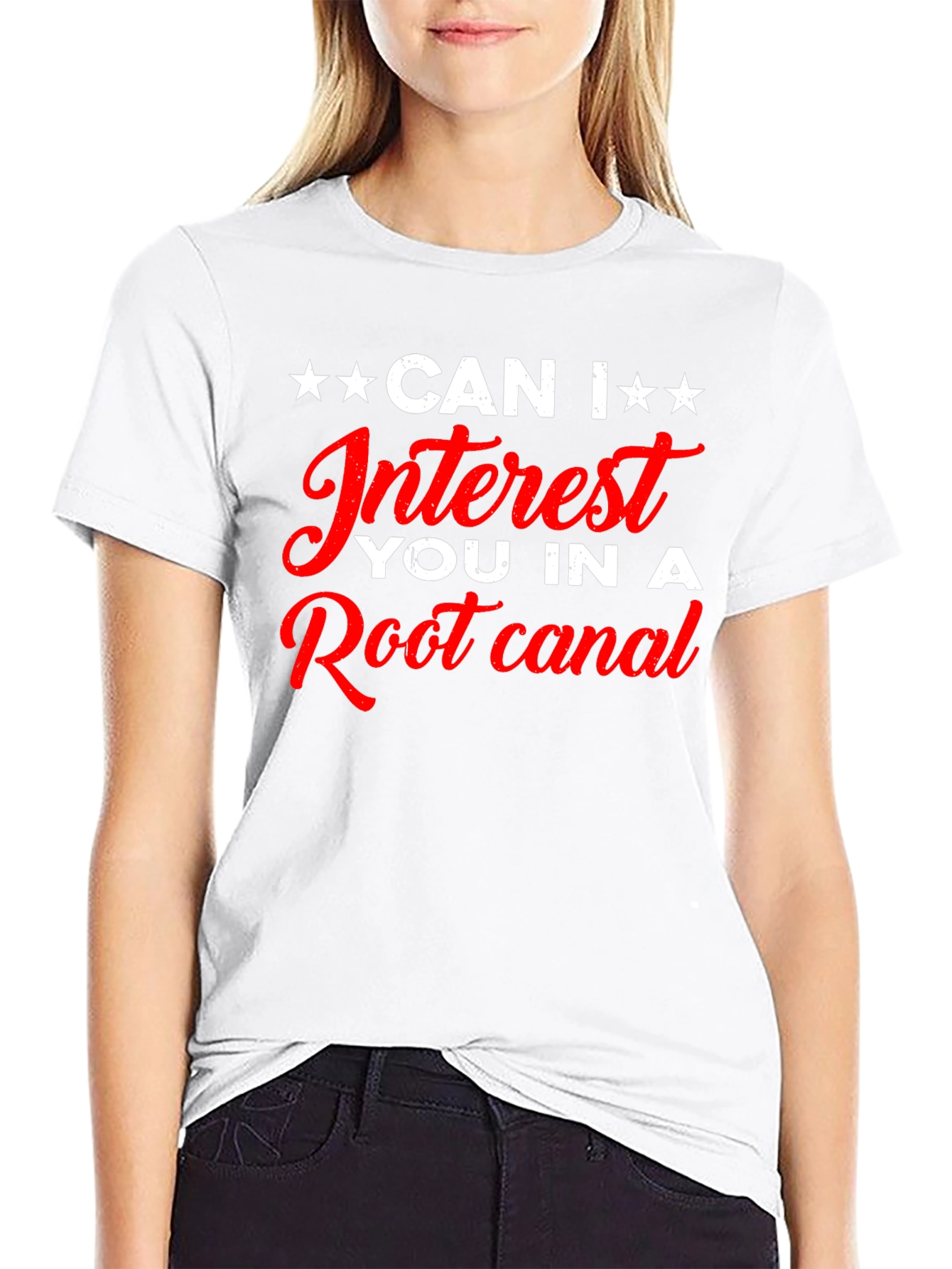 Black Funny Root Canal T-Shirt - Dental Humor Tee view 9
