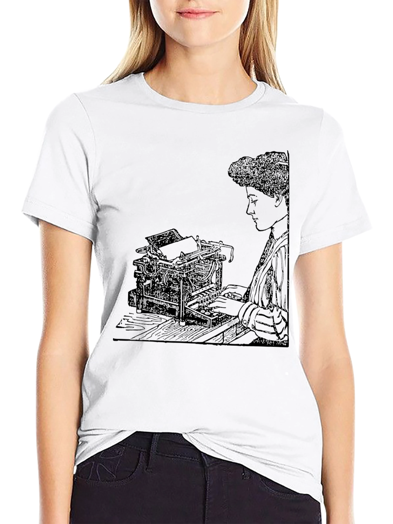 Vintage Typewriter T-Shirt - 9