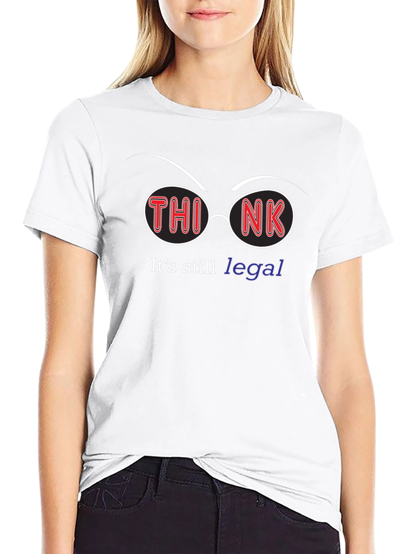 Black Think It's Still Legal T-Shirt view 9