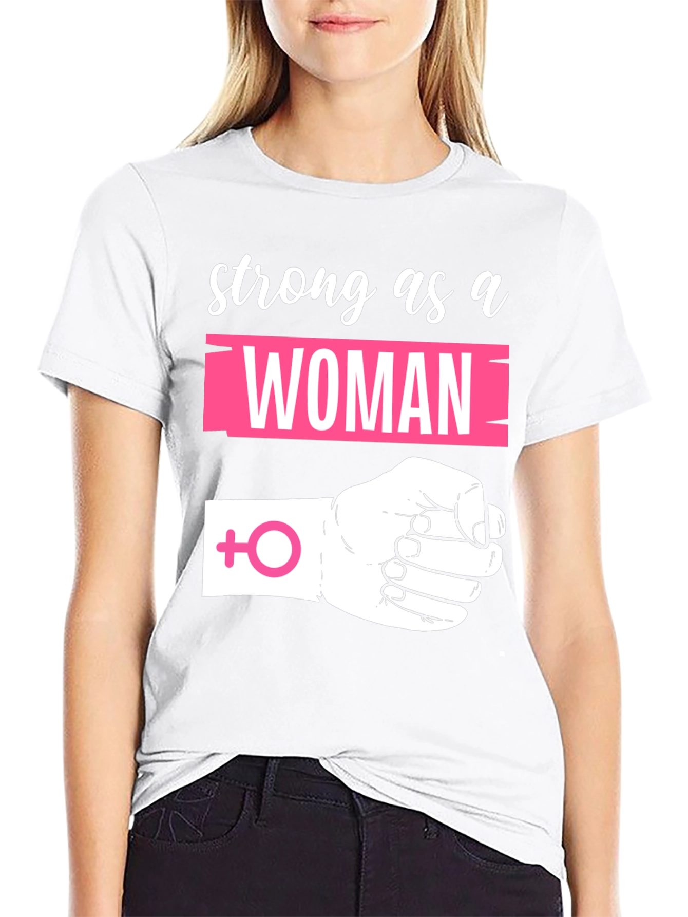 Strong as a Woman Graphic Tee - 9