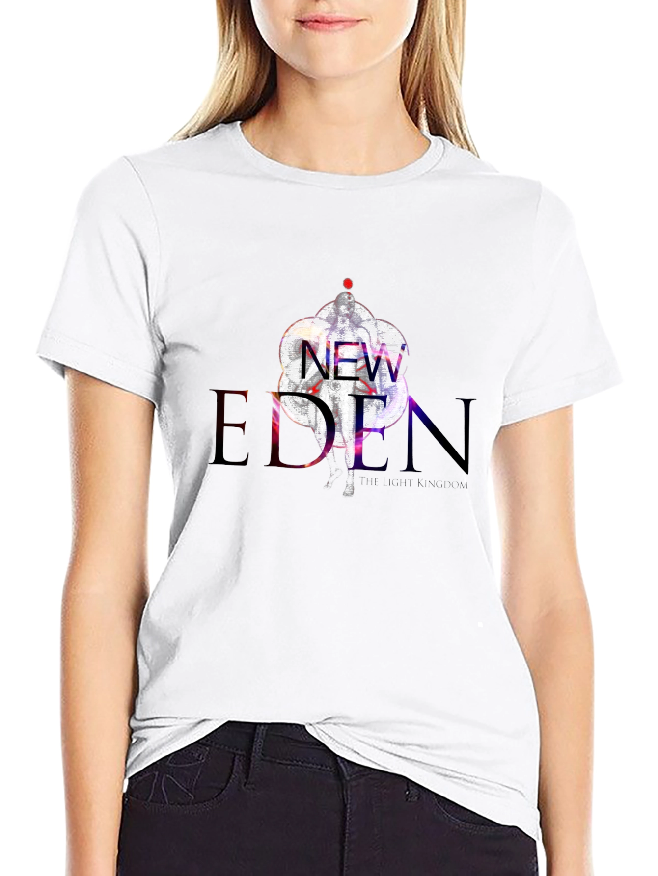 Black New Eden Graphic Tee - Stylish Black T-Shirt view 9