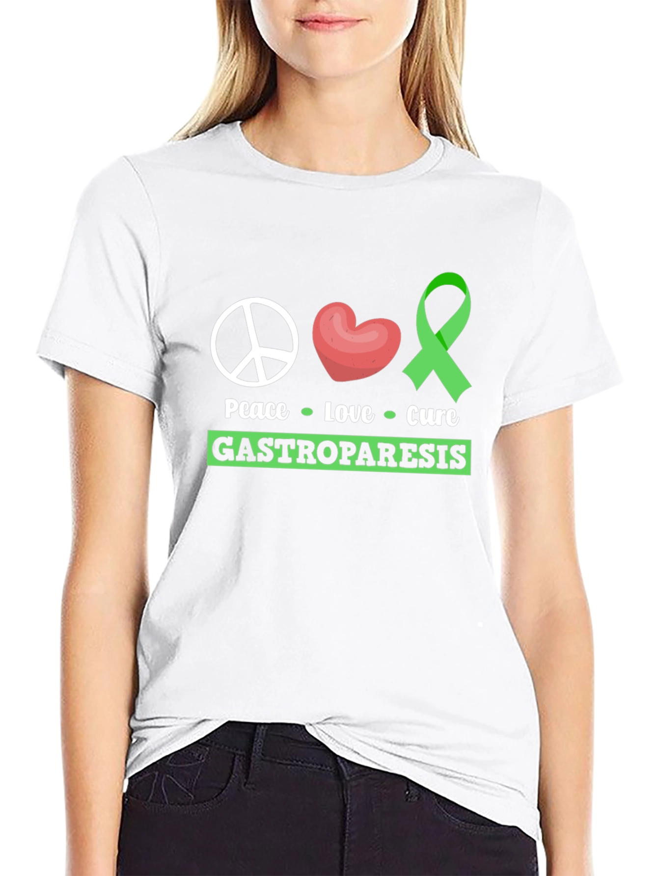 Peace Love Cure Gastroparesis T-Shirt - 9
