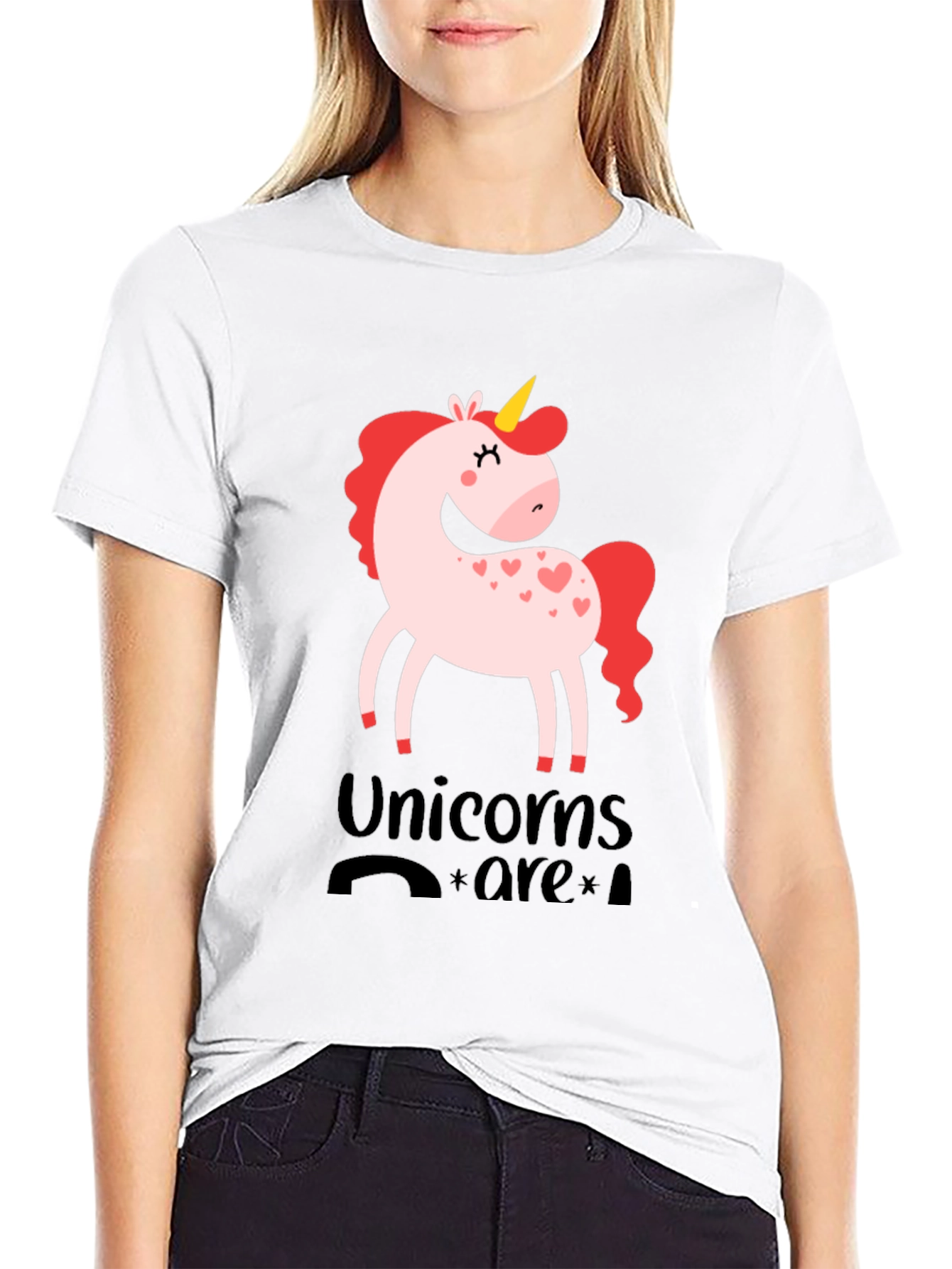 Black Unicorns Are Real Graphic Tee view 9