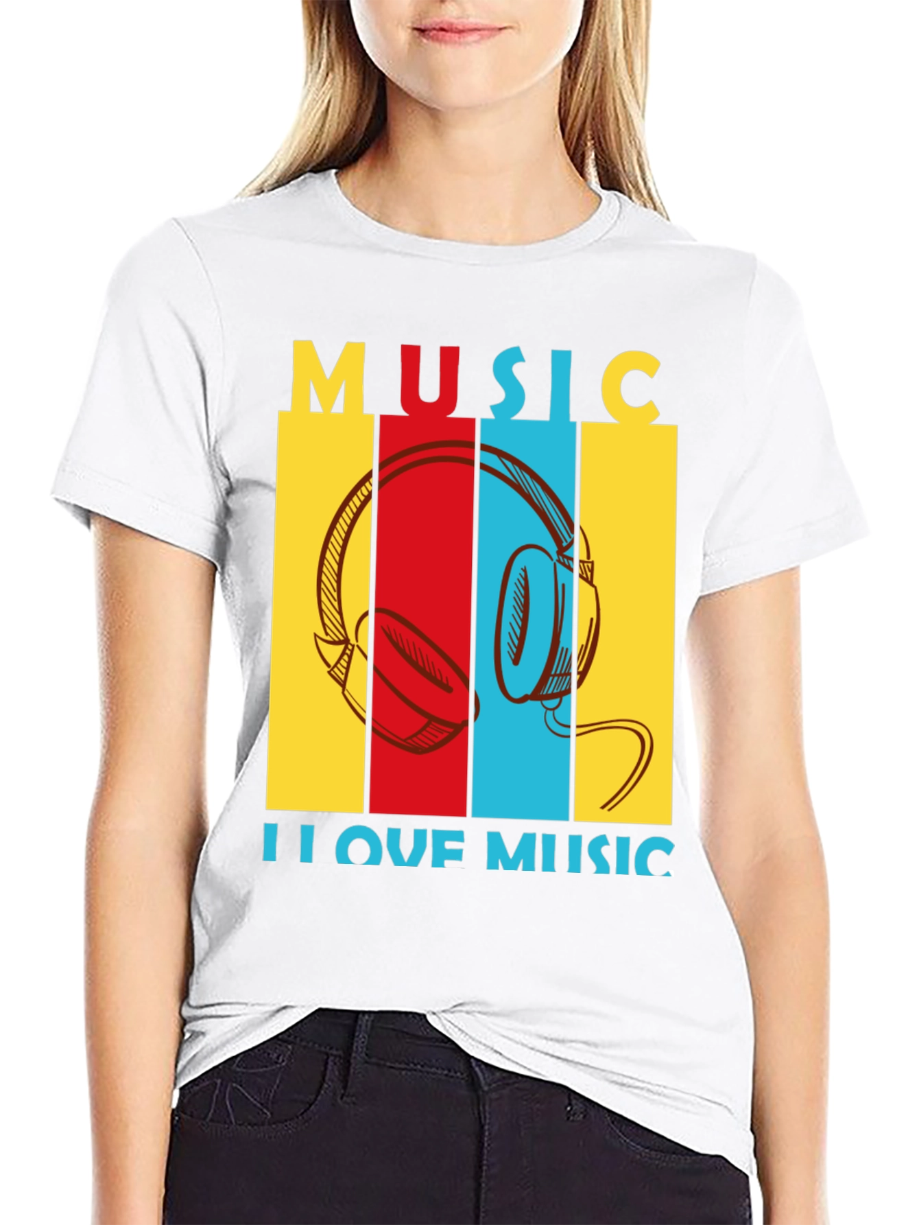 Black Music Lover Graphic Tee view 9