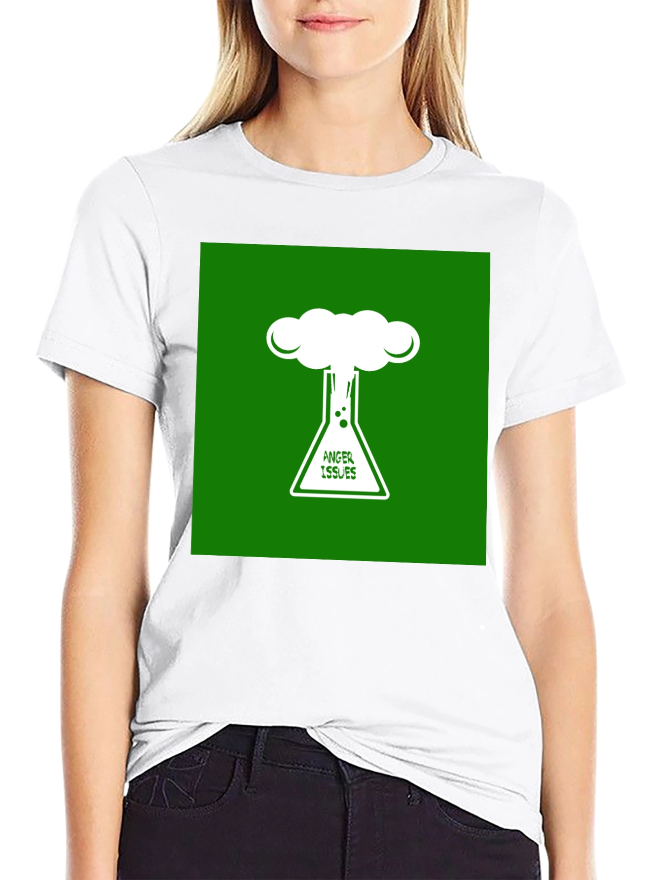 Black Anger Issues Graphic Tee - Funny & Unique Design view 9