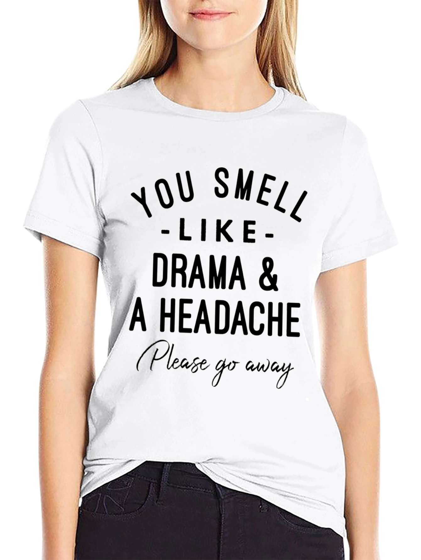 Black Drama & Headache T-Shirt - Please Go Away view 9