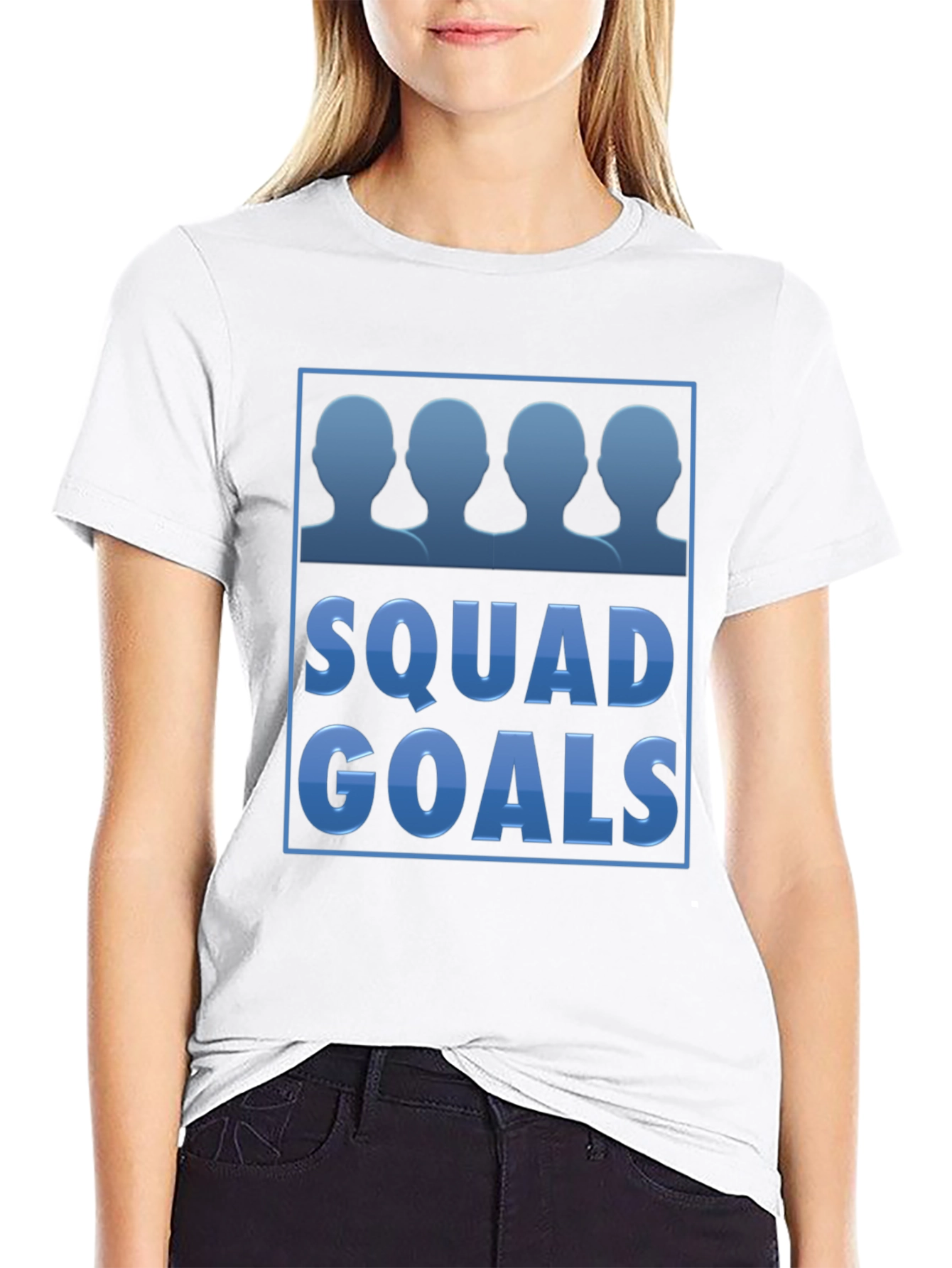 Black Squad Goals Graphic Tee view 9