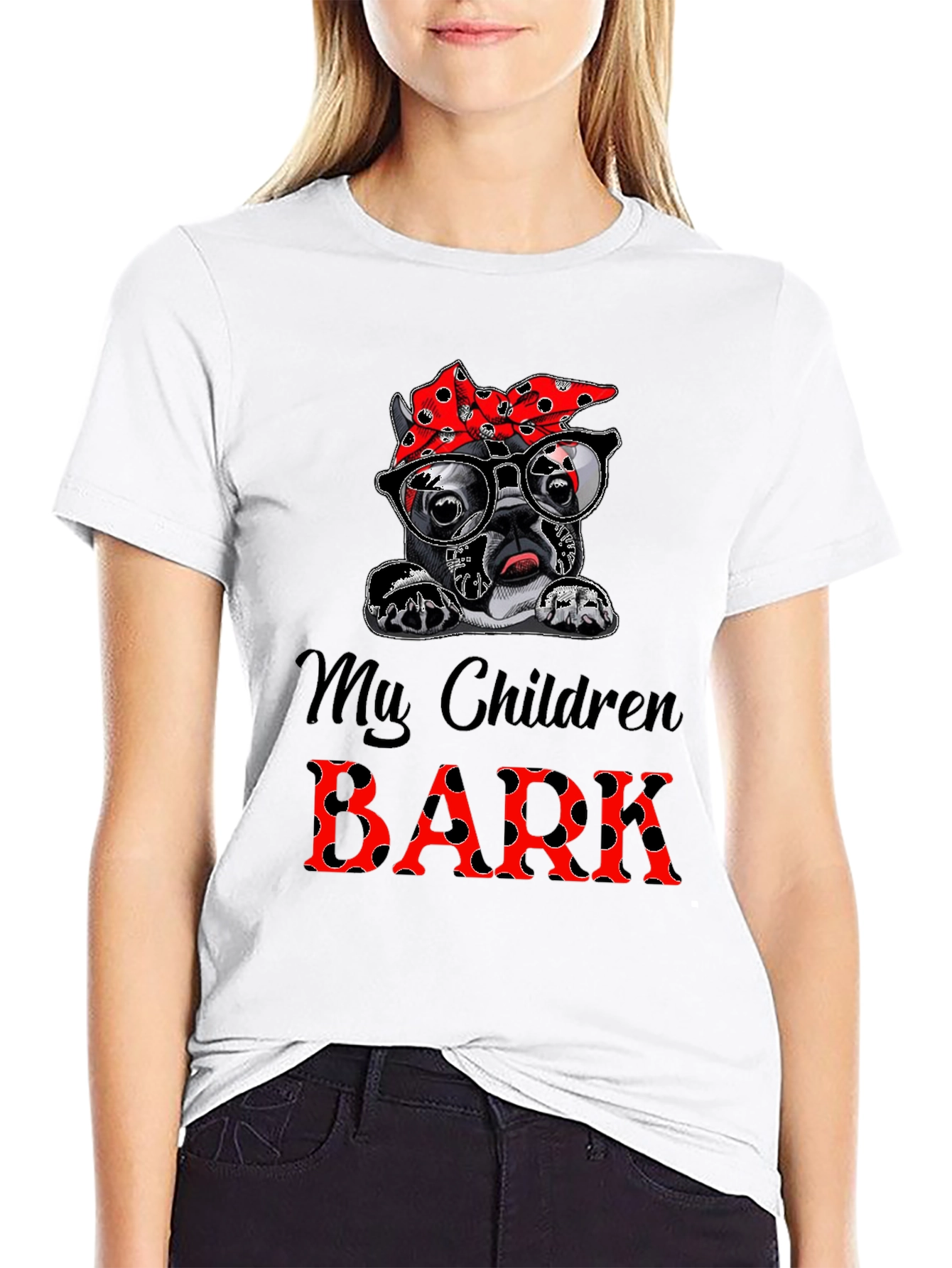 Dog Mom T-Shirt - My Children Bark Tee - 9