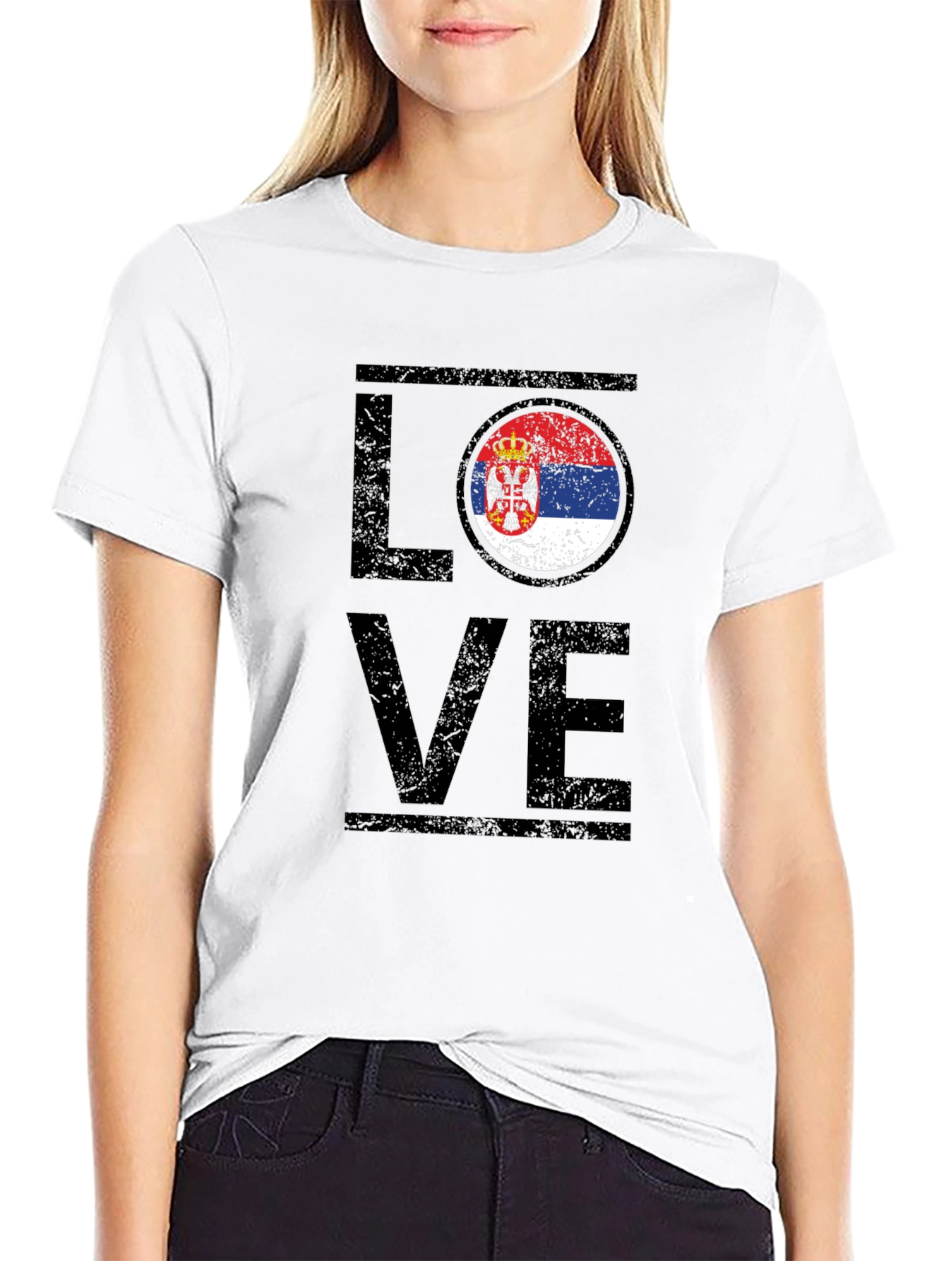 Serbia Flag Love T-Shirt - Serbian Pride Tee - 9