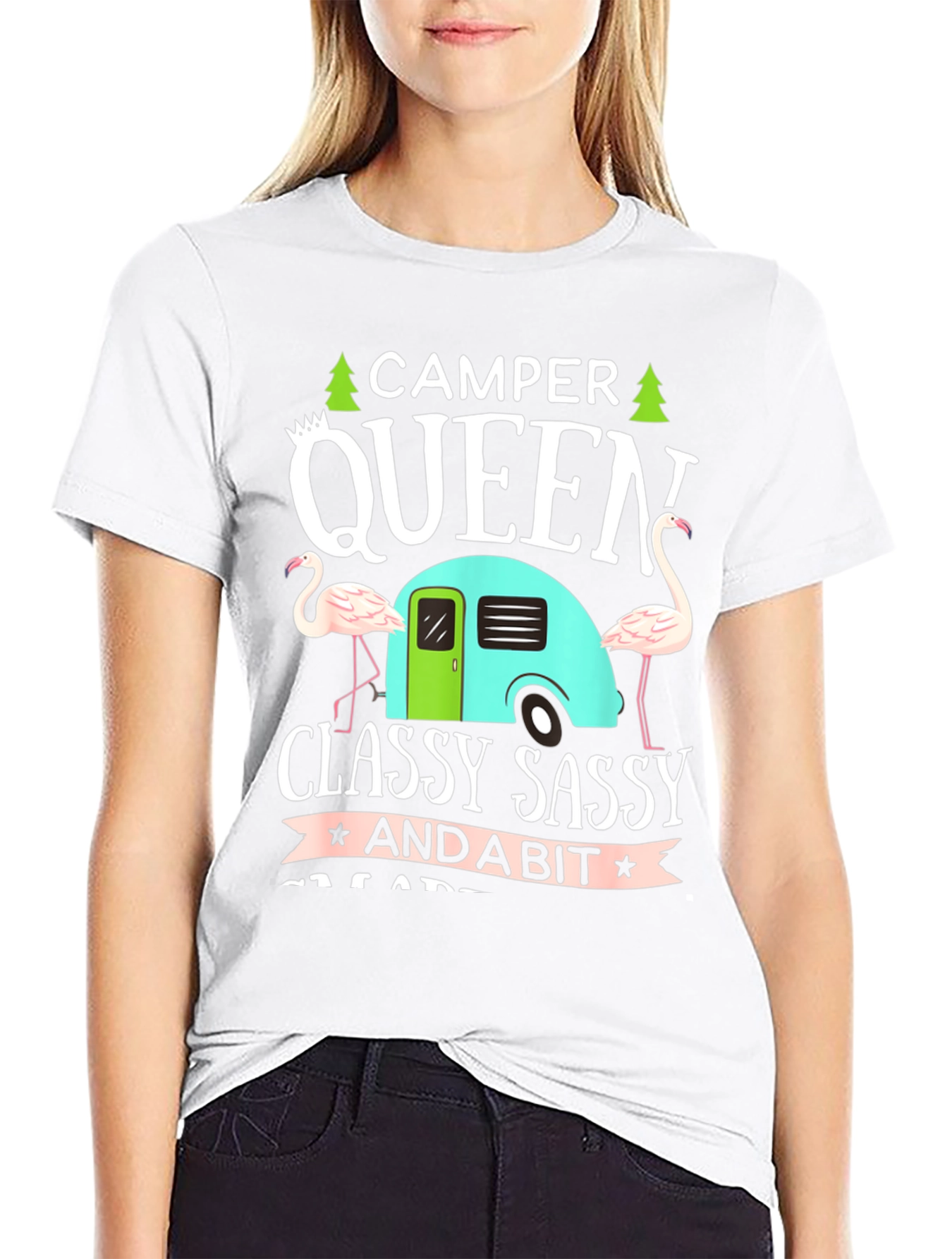 Camper Queen T-Shirt - Classy Sassy Graphic Tee - 9