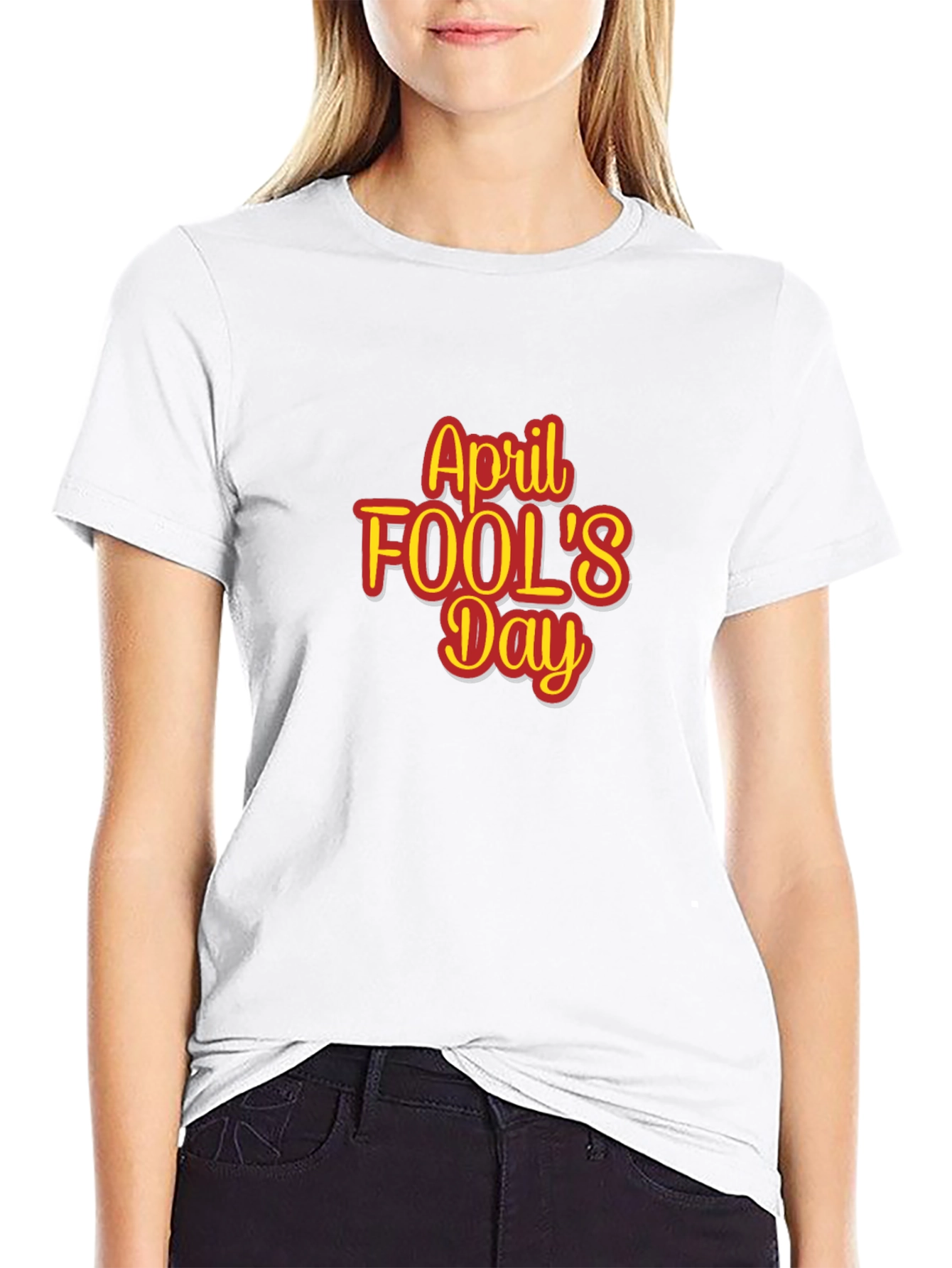 Black April Fool's Day Graphic Tee - Black view 9