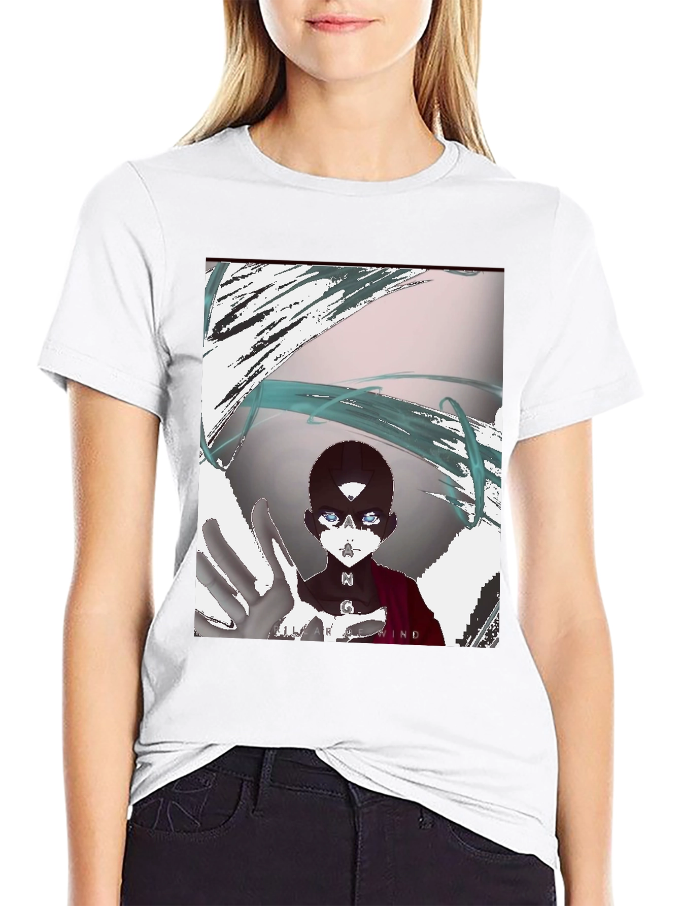 Black Anime Graphic T-Shirt - Unique Design view 9