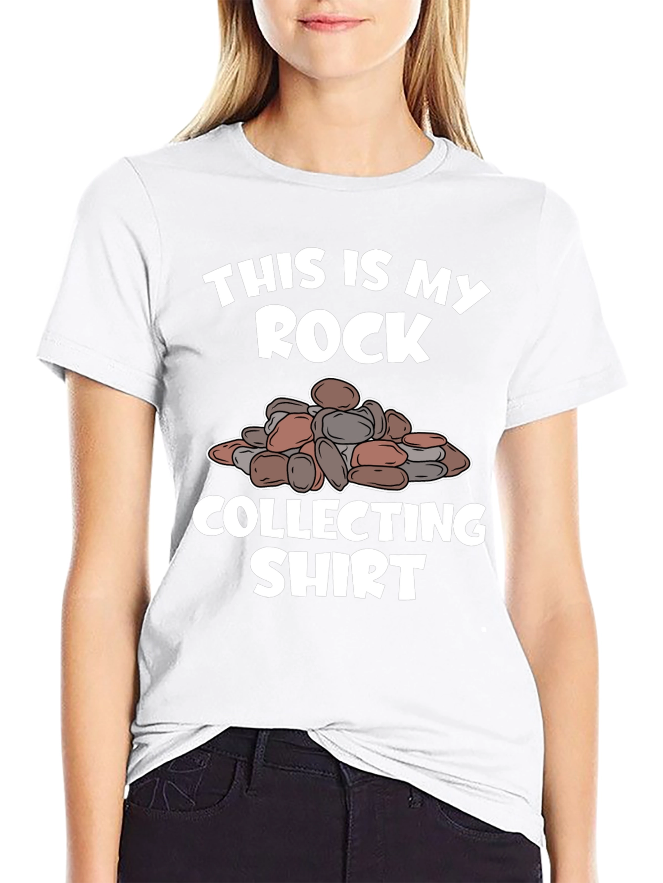 Black Rock Collecting Shirt - Funny Rockhound Tee view 9