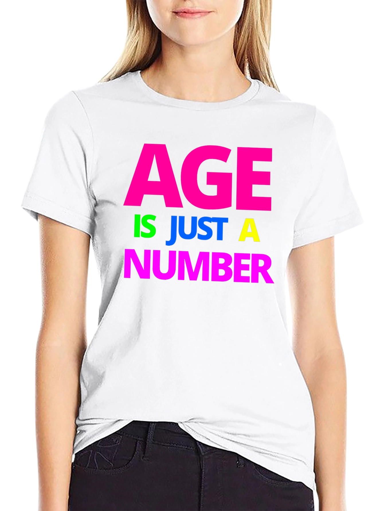 Black Age Is Just A Number Graphic Tee view 9