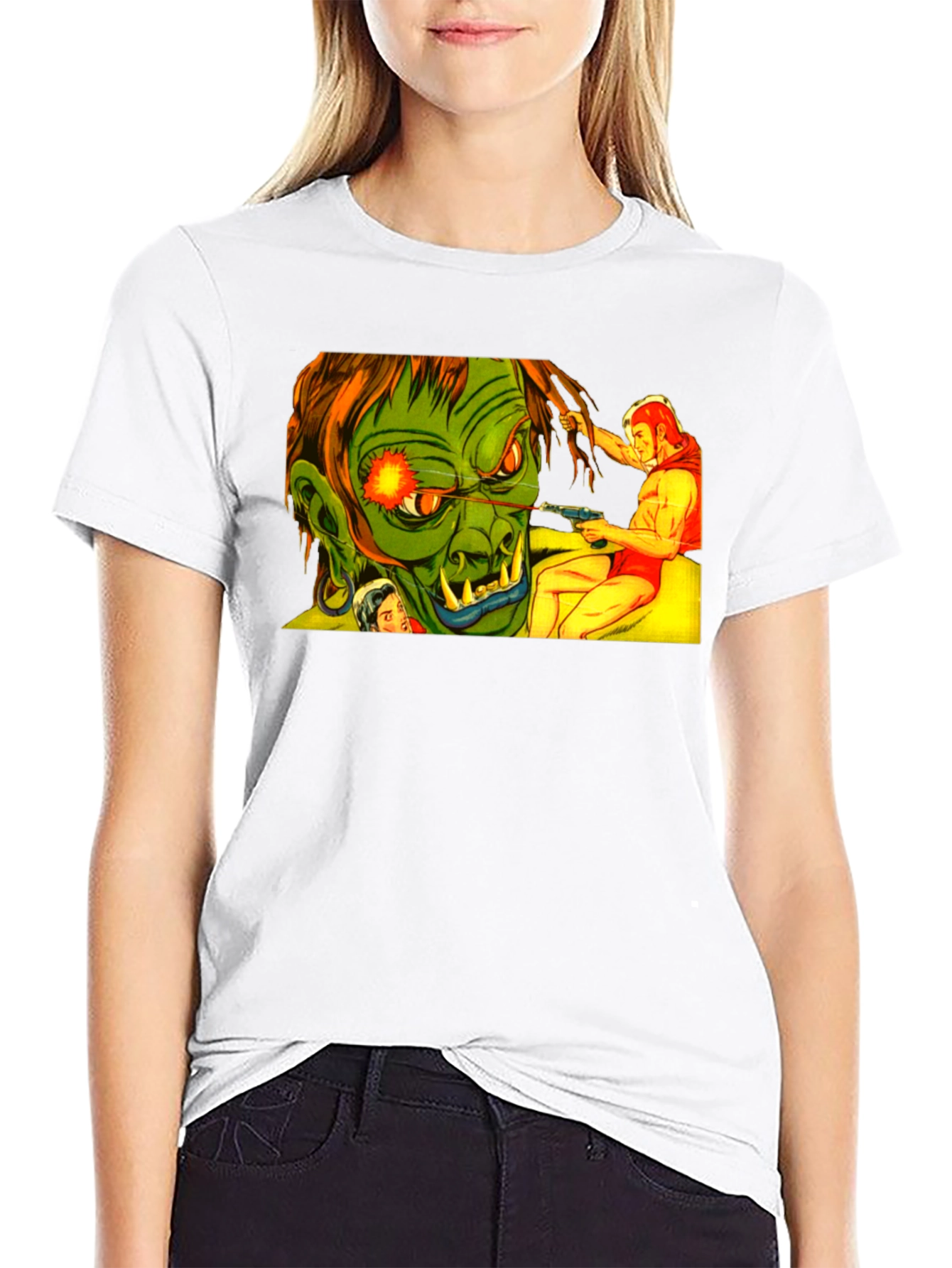 Black Sci-Fi Adventure Graphic T-Shirt view 9