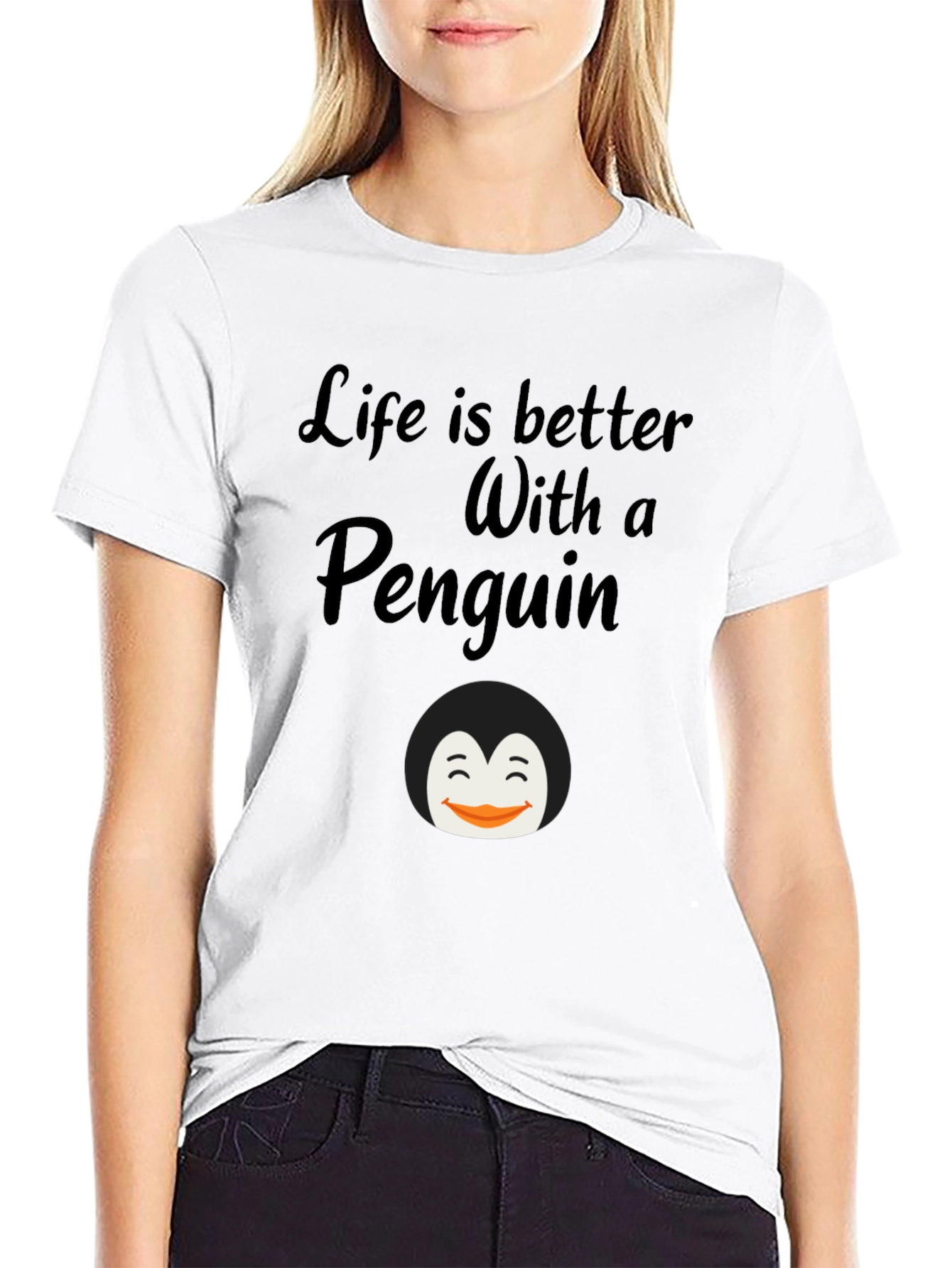Black Life is Better With a Penguin T-Shirt view 9