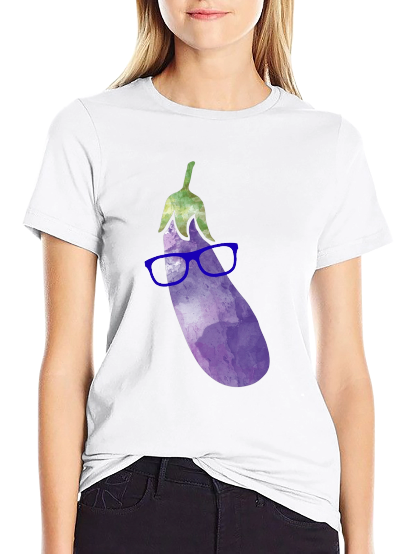 Nerdy Eggplant T-Shirt - 9
